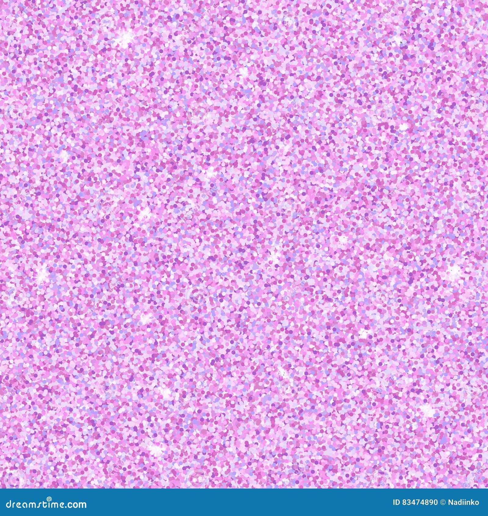 Pink Glitter Vector Background. Seamless Pattern Wedding Invitation