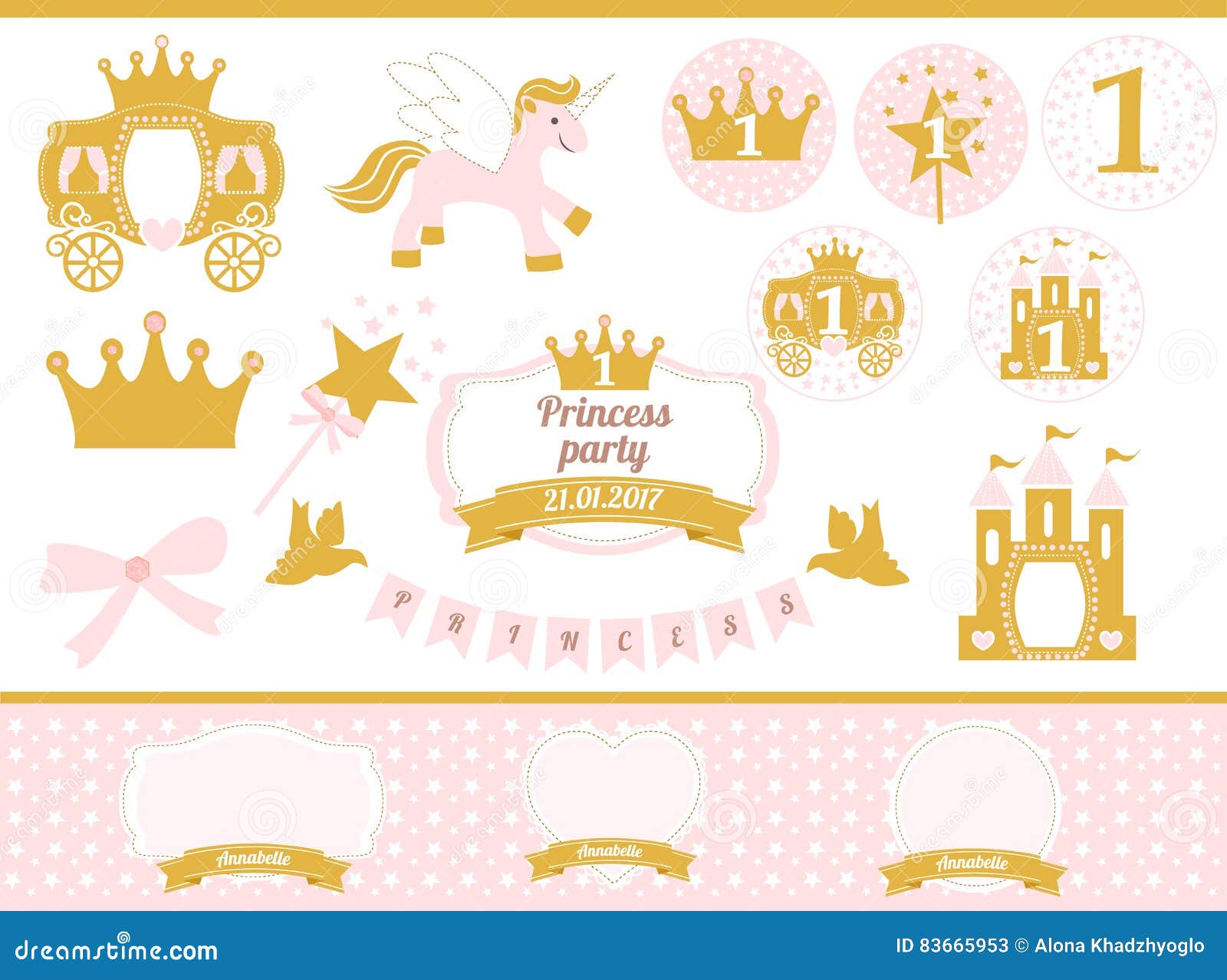 WSSROGY Happy Birthday Crown Banner Glitter Pink and Gold for Girl Happy Birthday Decorations