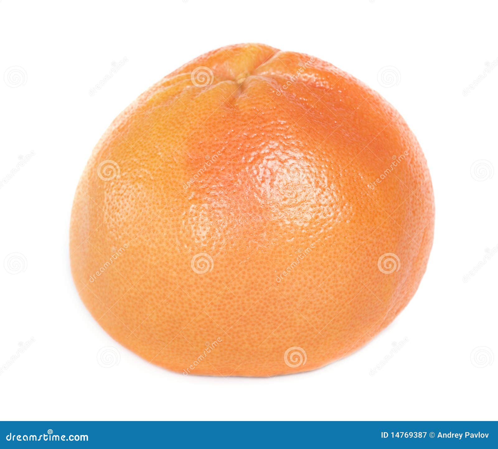Pink Grapefruit Isolated on White Stock Image Image of isolated