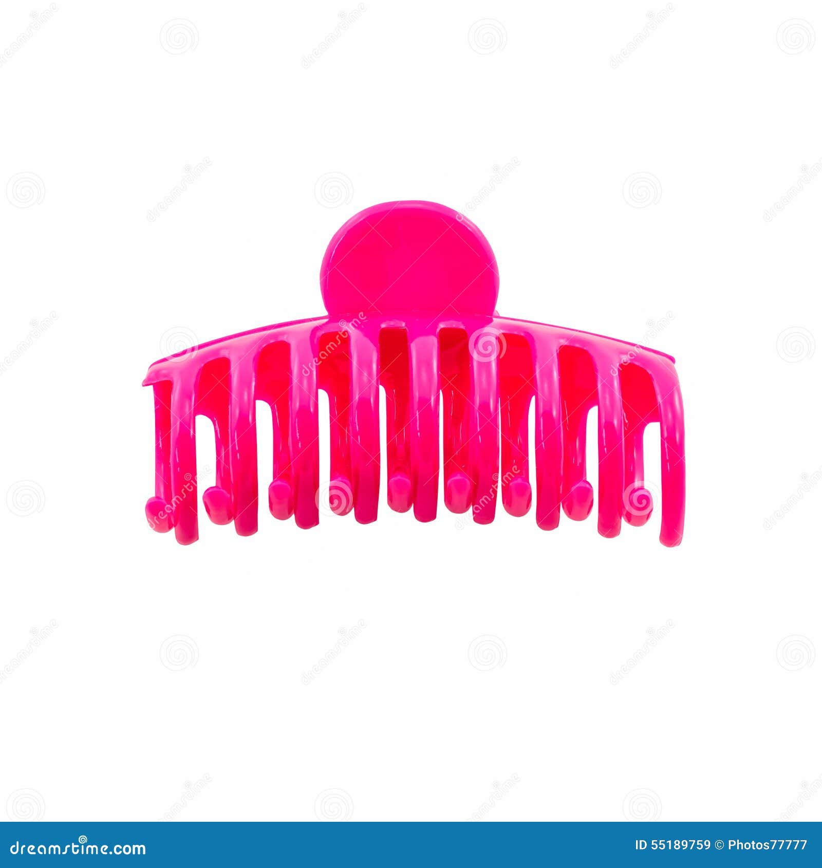 Pink hair clip stock image. Image of fashion, isolated 55189759