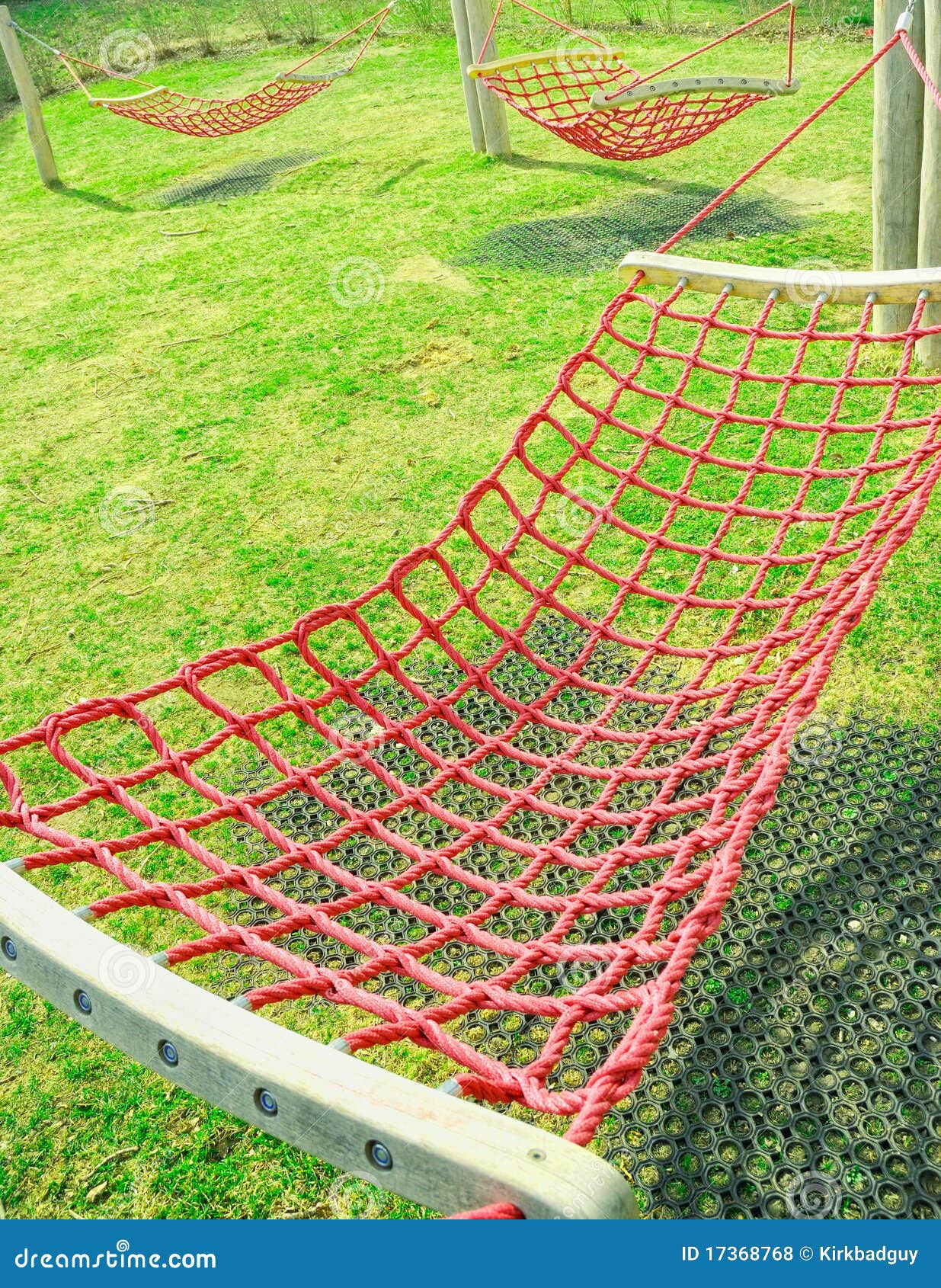 Pink hammocks stock photo. Image of perspective, lawn 17368768