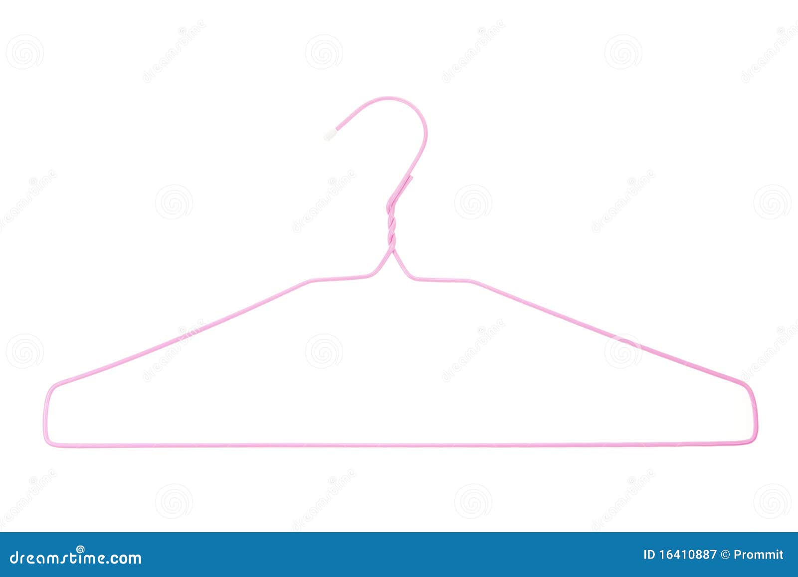 Pink hanger stock image. Image of horizontal, coat, isolated 16410887