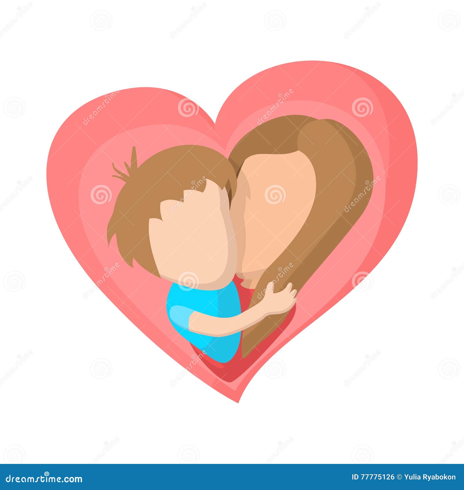 Pink Heart with Mom and Son Cartoon Icon Stock Vector amateur Porn Photo Pink Heart with Mom and Son Cartoon Icon Stock Vector