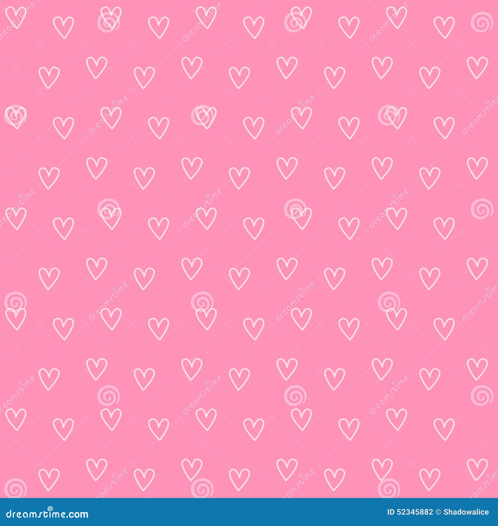 Seamless Background Pattern Heart Wallpaper Pink Vector Illustration Stock  Illustration  Download Image Now  iStock