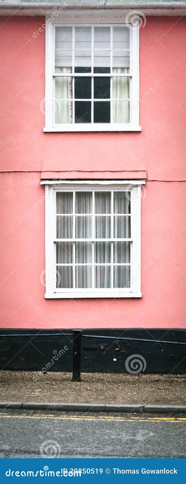 Suffolk pink stock image. Image of cottage, white, masonry 29850519
