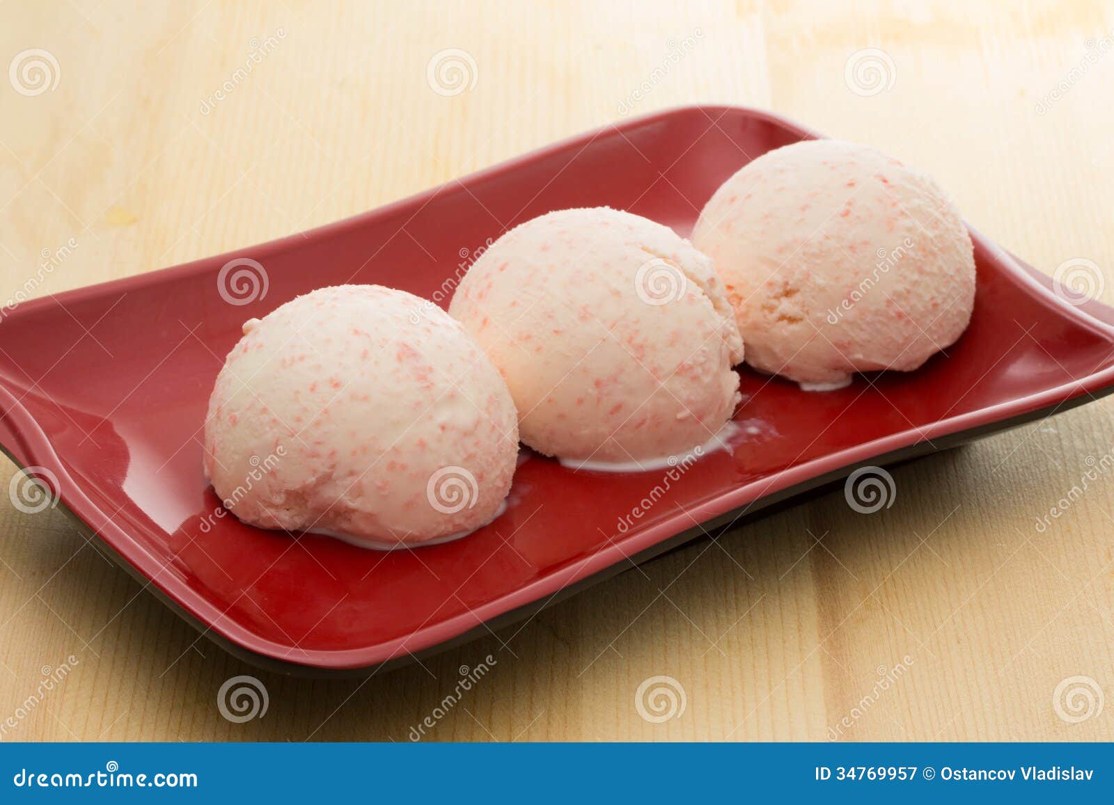 Pink ice cream stock image. Image of green, creamy, flavor 34769957