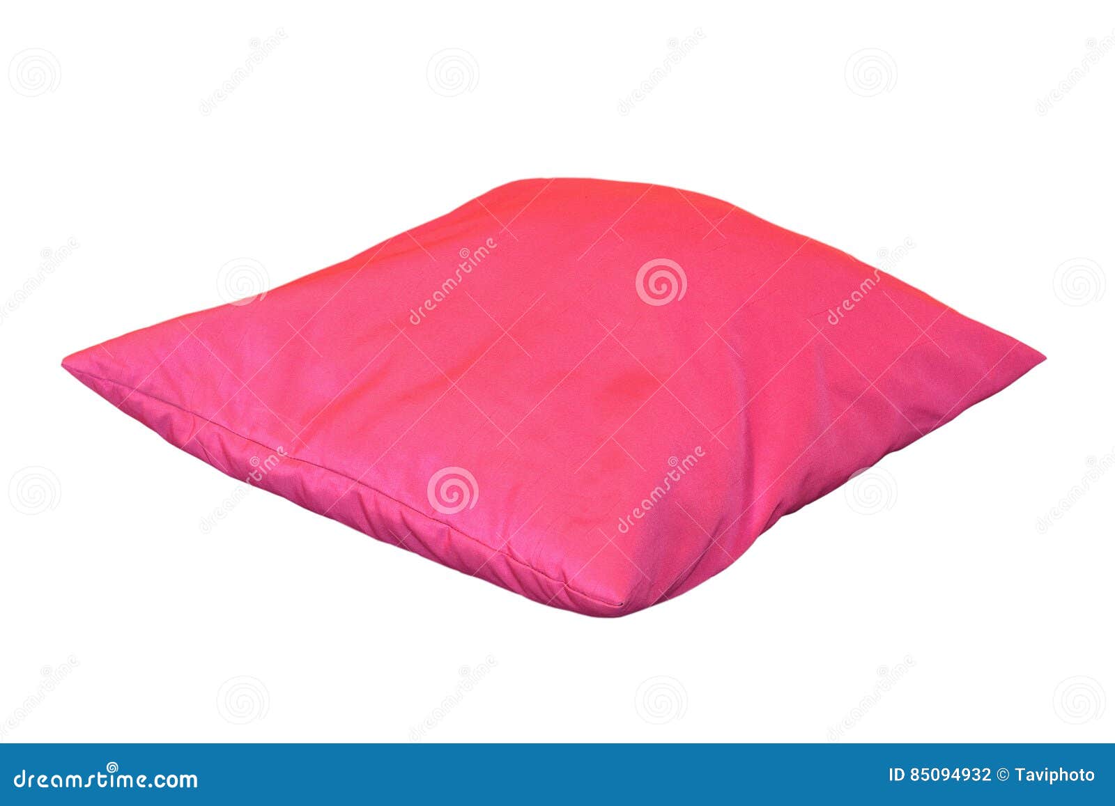 Pink isolated pillow stock photo. Image of clean, headboard 85094932