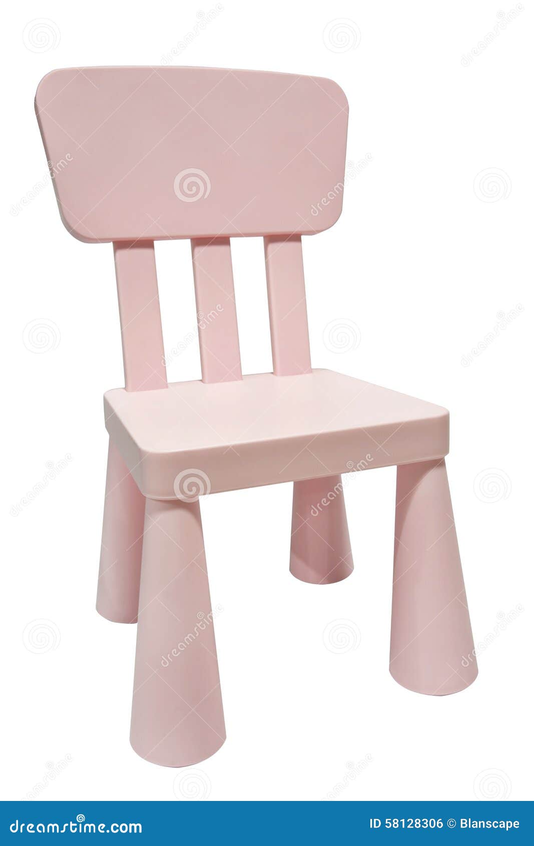 Pink Kids Plastic Chair or Stool Stock Photo Image of colorful, chair