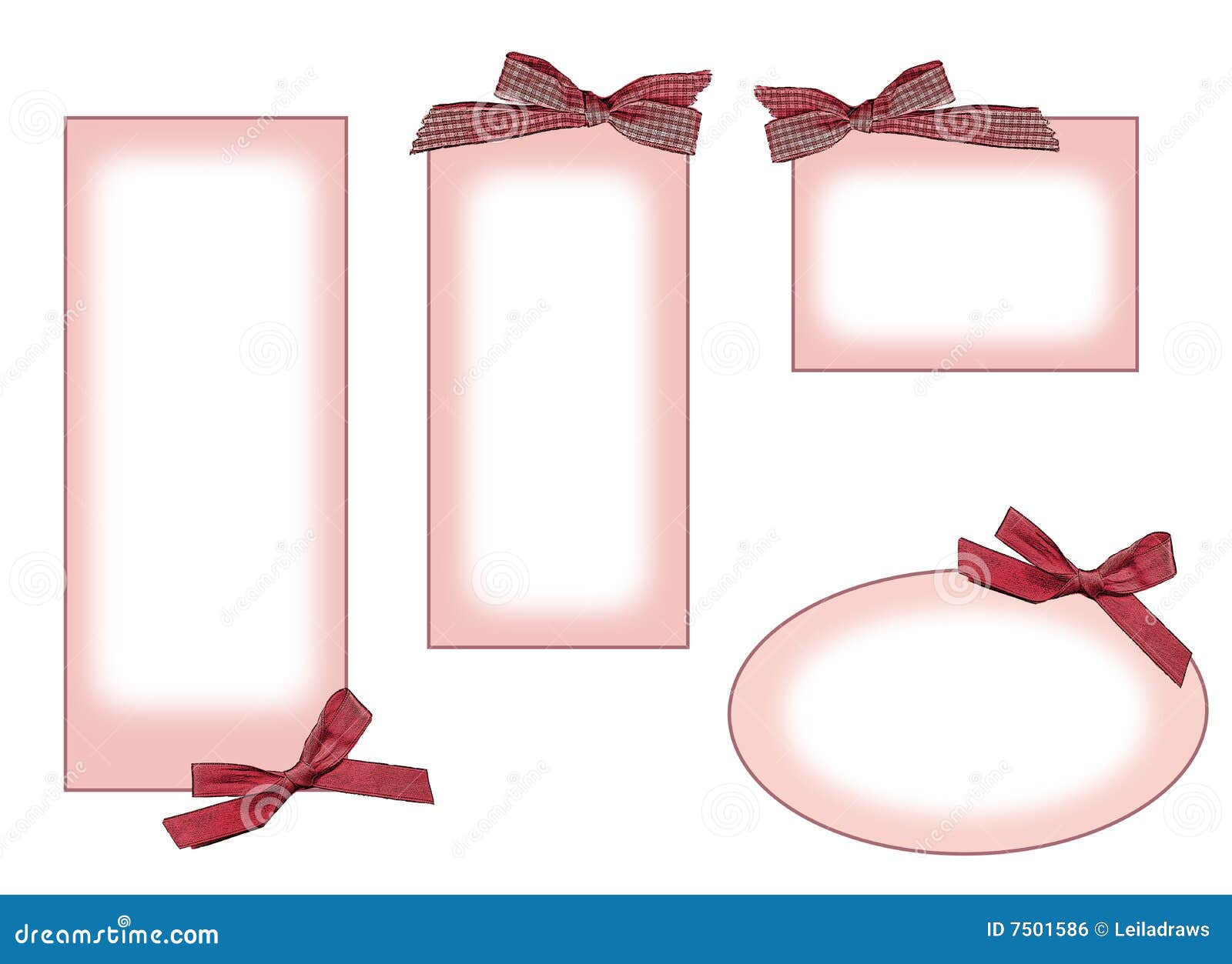 Pink labels stock illustration. Illustration of daughter 7501586