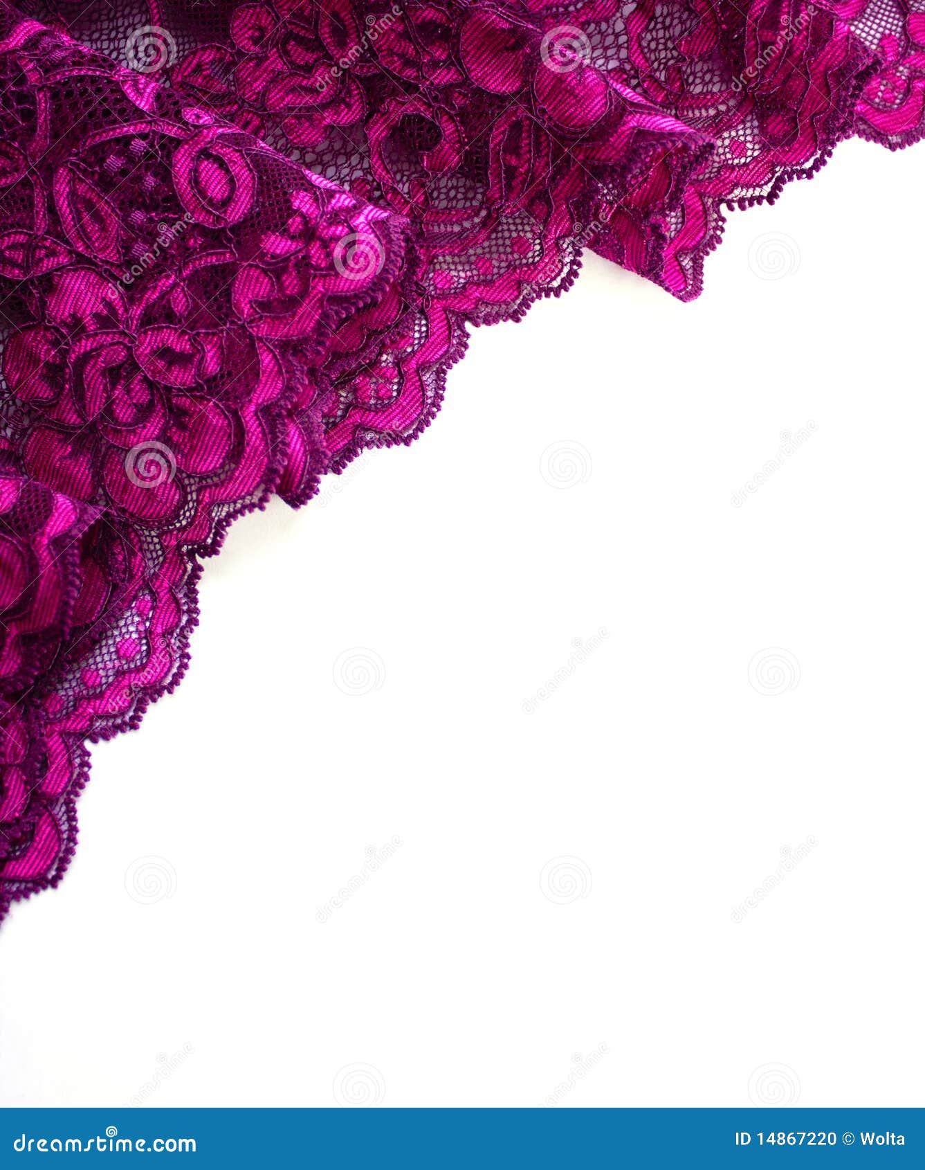 Pink lace border on white stock photo. Image of lace - 14867220