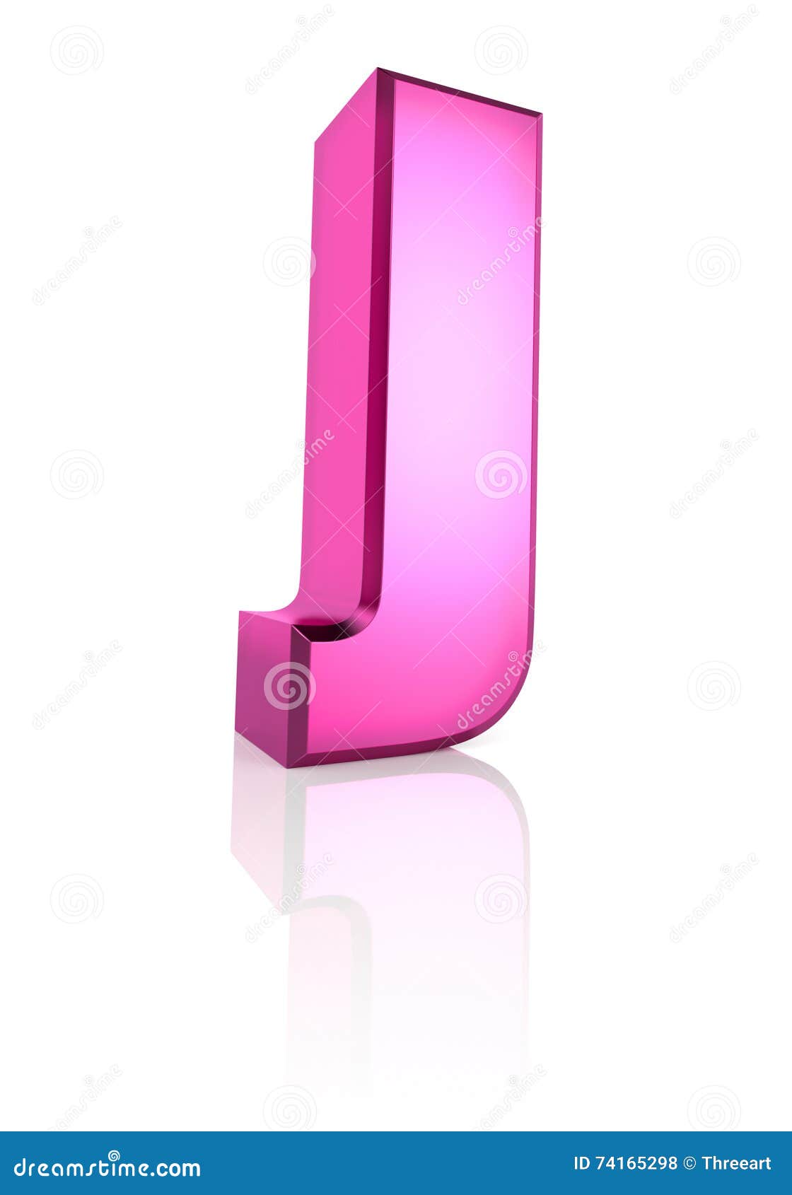 Pink Letter J stock illustration. Illustration of type 74165298