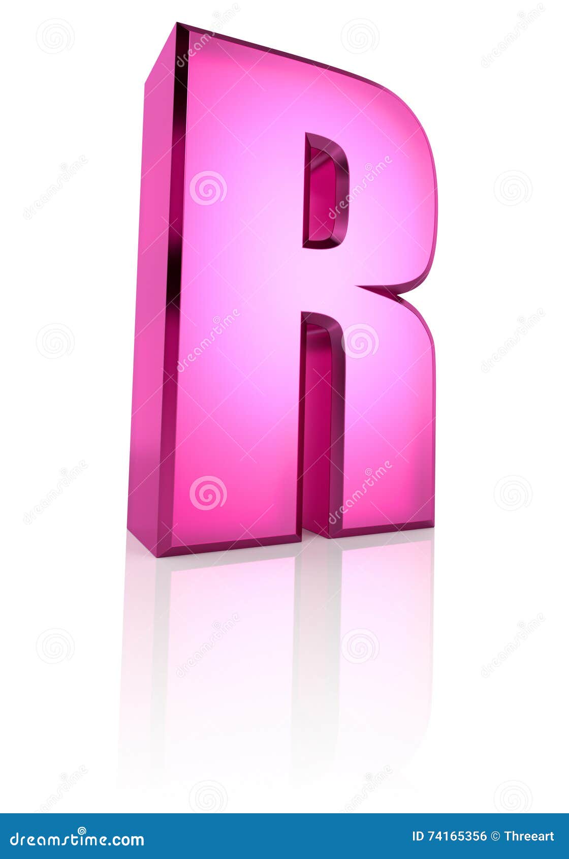 Pink Letter R stock illustration. Illustration of letter - 74165356