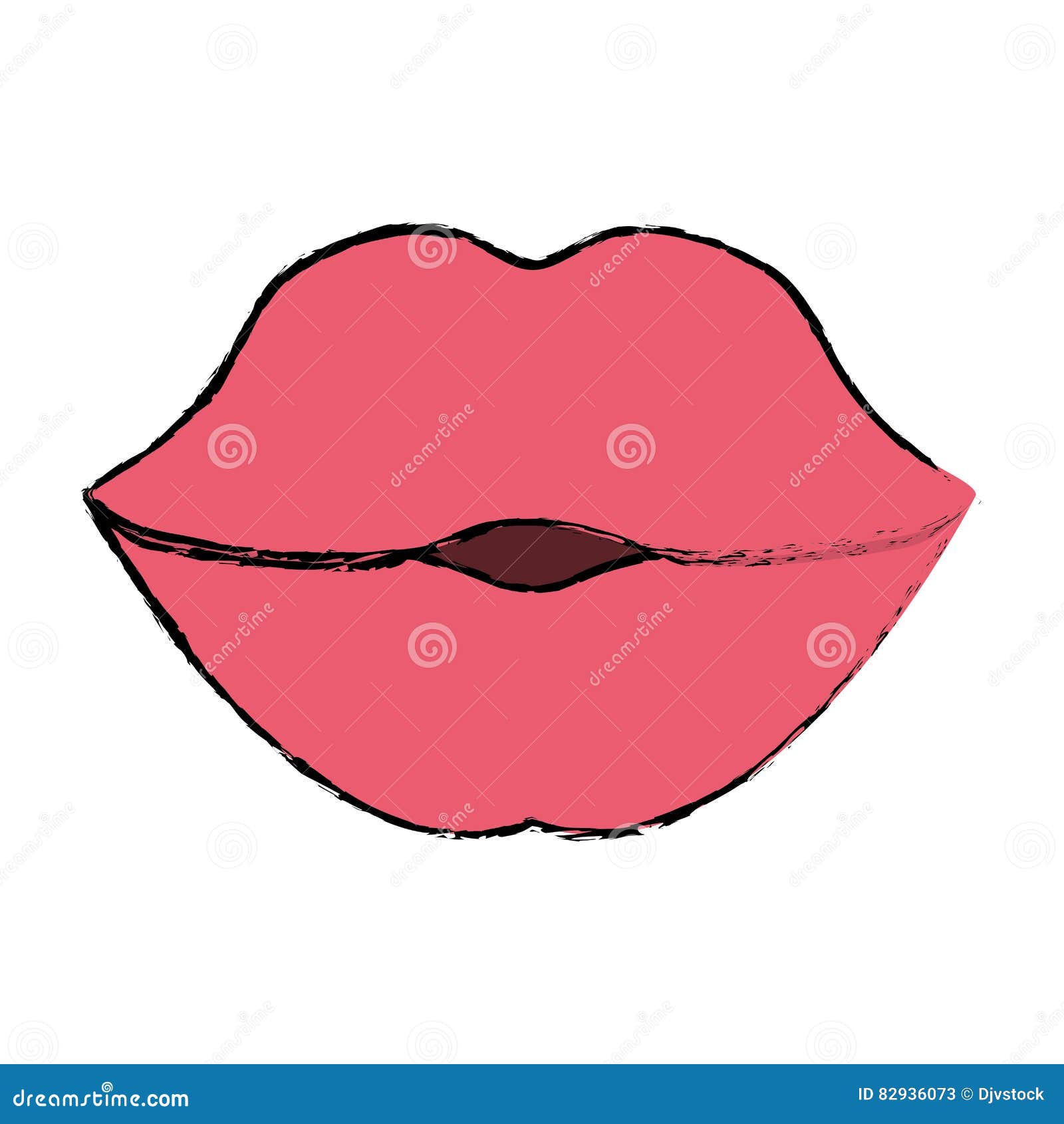Pink lips icon image stock illustration. Illustration of icon 82936073