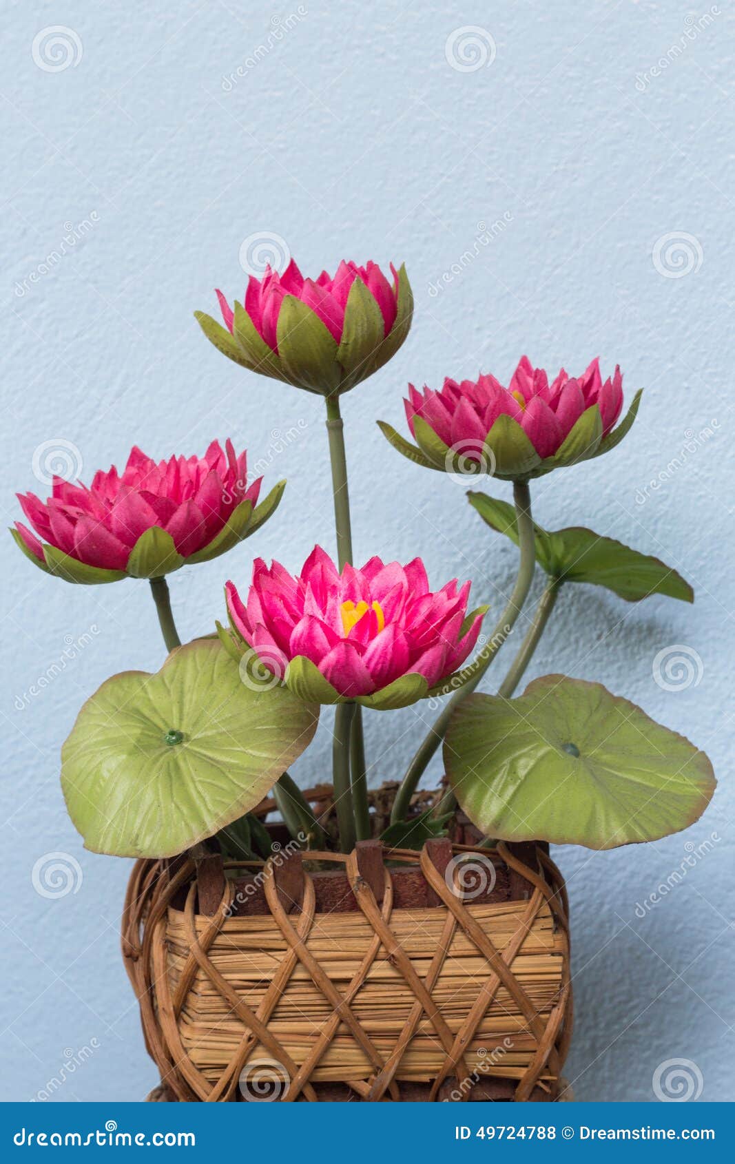 Pink lotus handmade. stock photo. Image of pink, spring 49724788