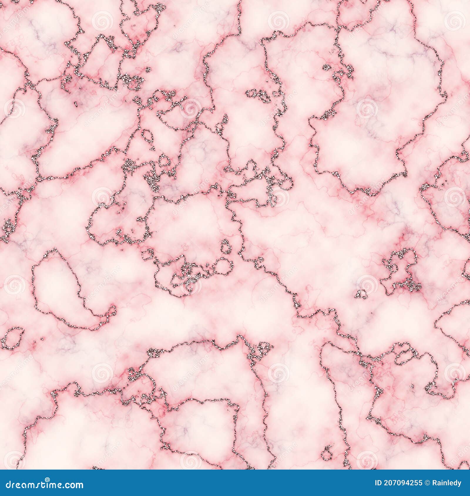 Pink Marble Background with Glitter. Abstract Wallpaper Stock Image
