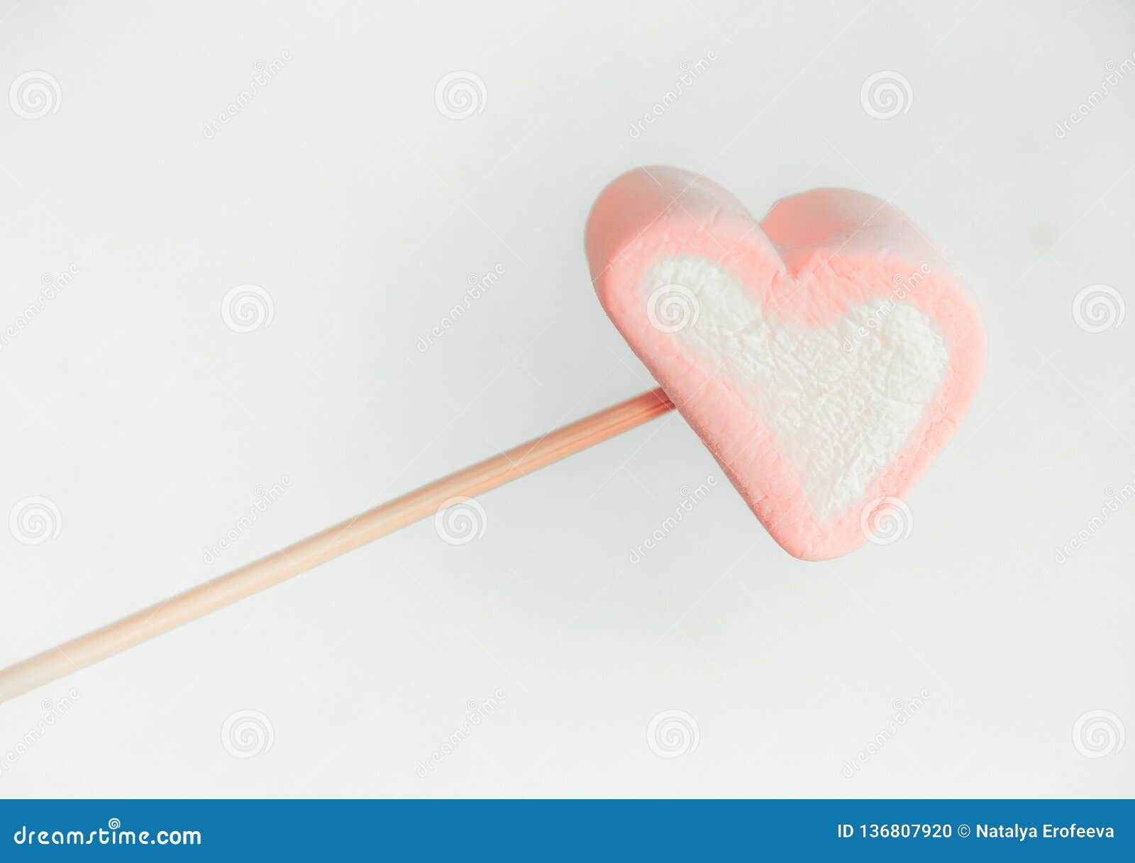 Pink Marshmallow Close Up Background Many Hearts Marshmallows