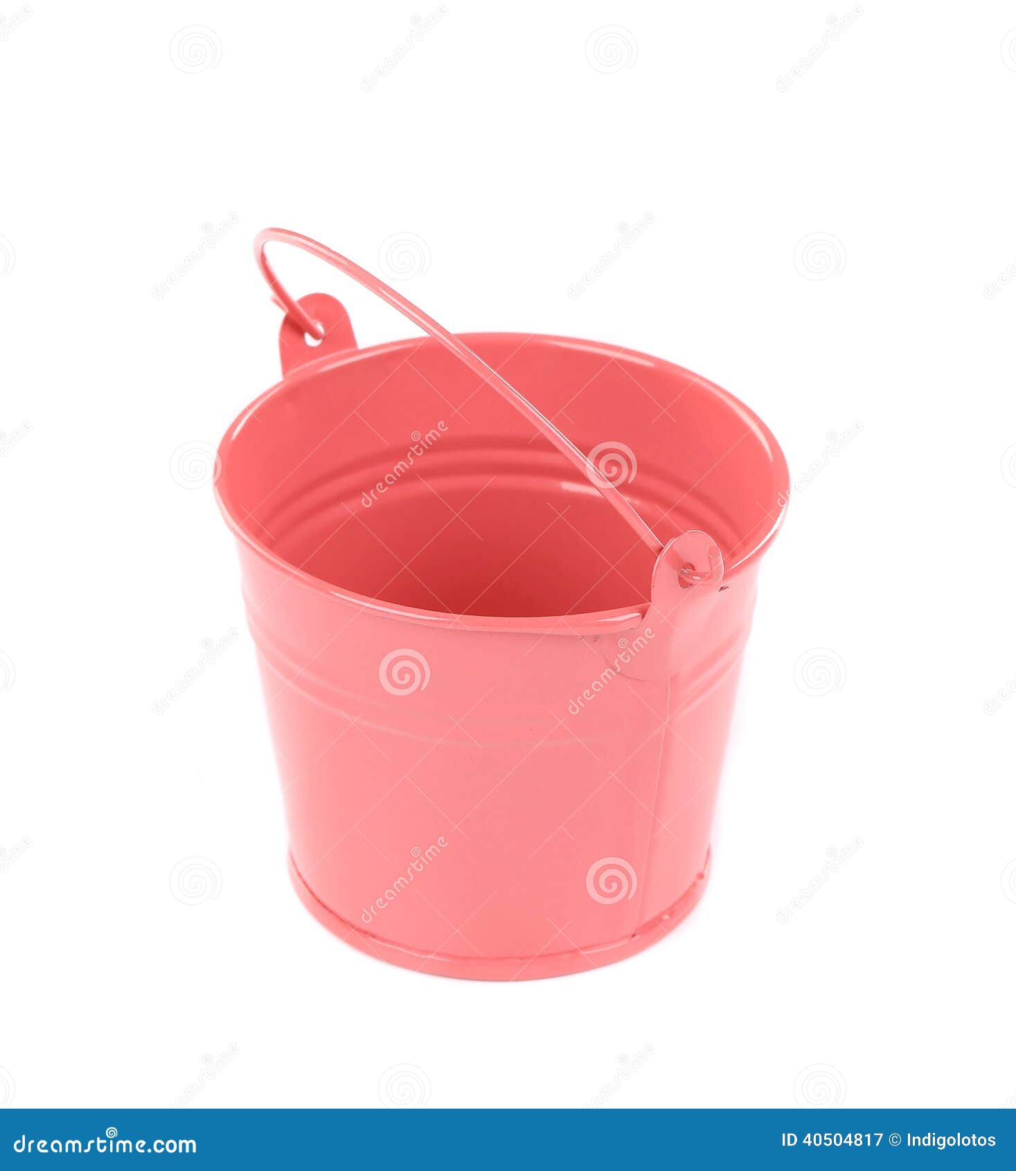 Pink metal bucket. stock image. Image of pink, tank, zinc 40504817