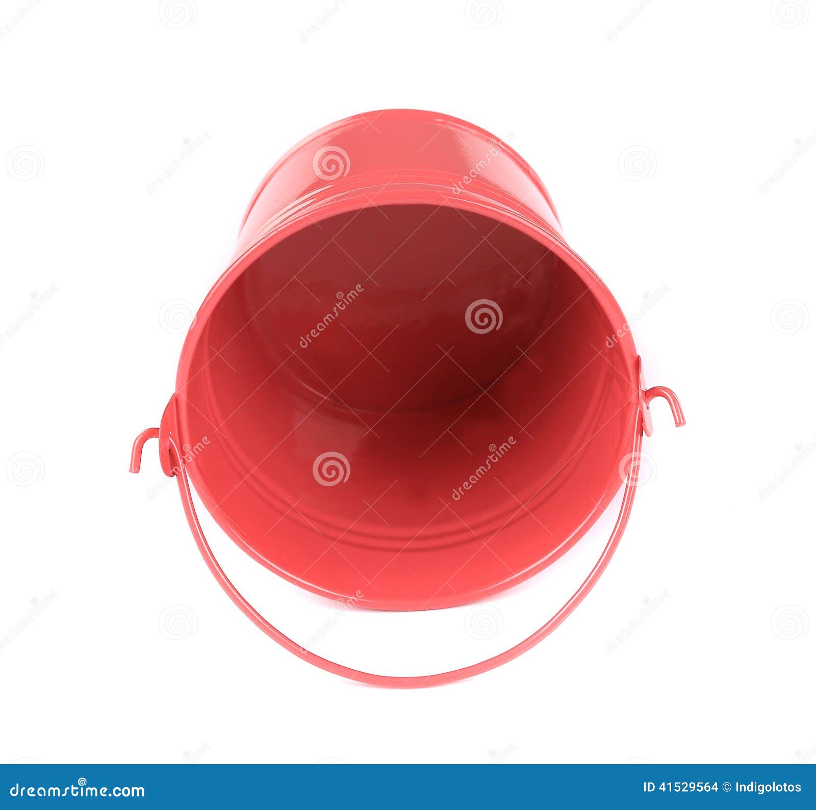 Pink metal bucket. stock photo. Image of pail, cone, color - 41529564