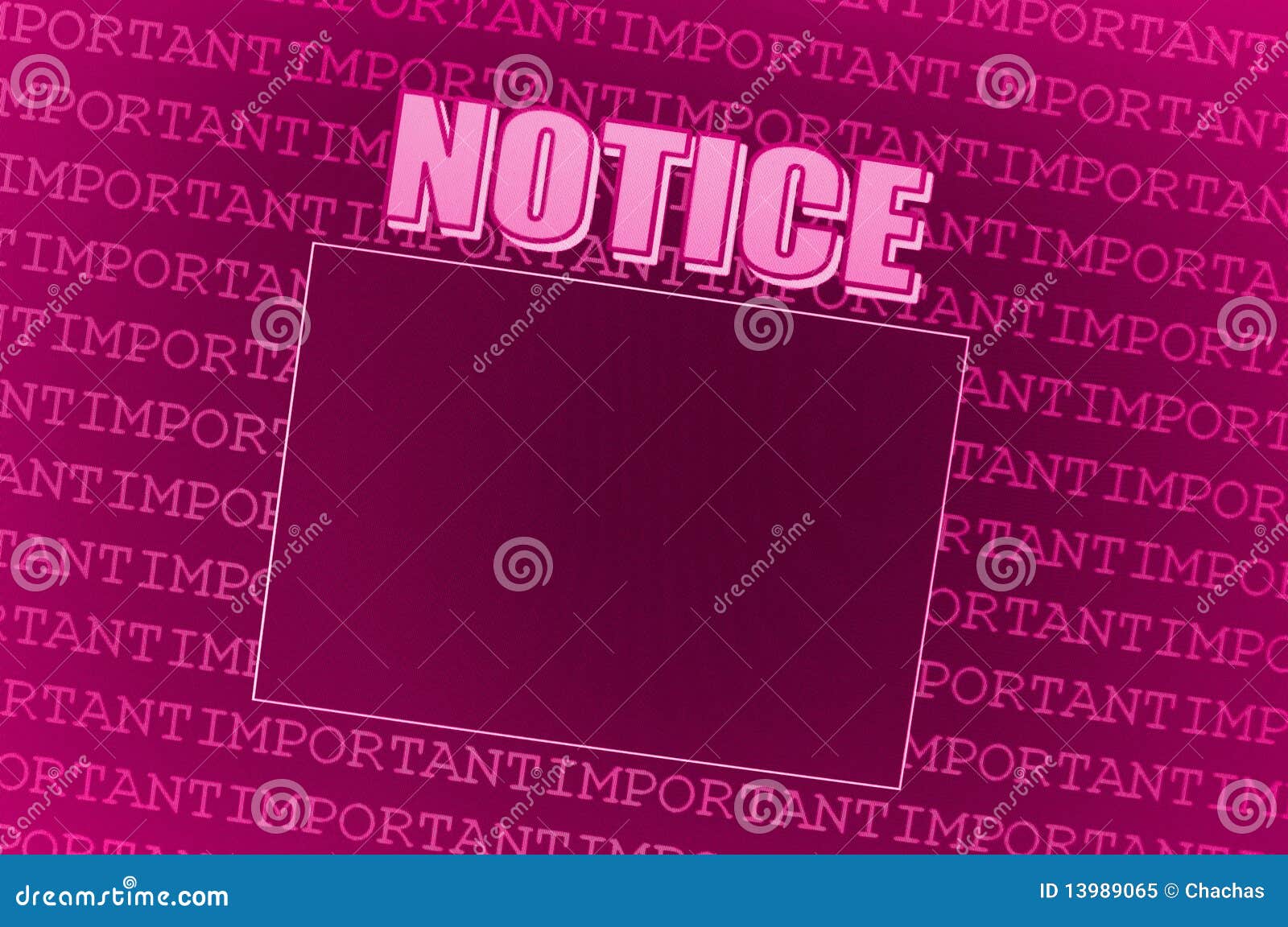 Pink Notice Board Royalty Free Stock Photo Image 13989065