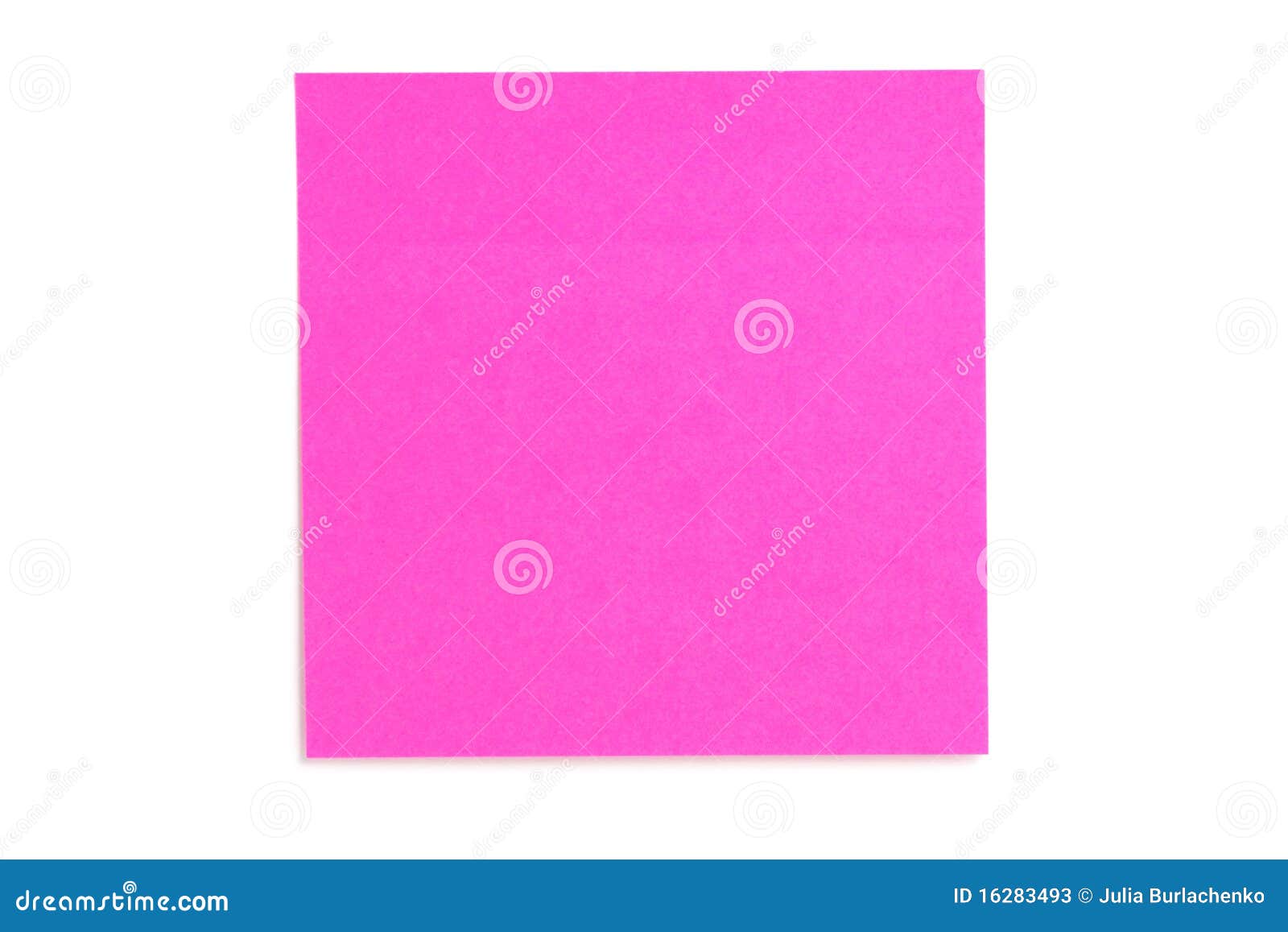 Pink notice paper stock image. Image of memo, element 16283493