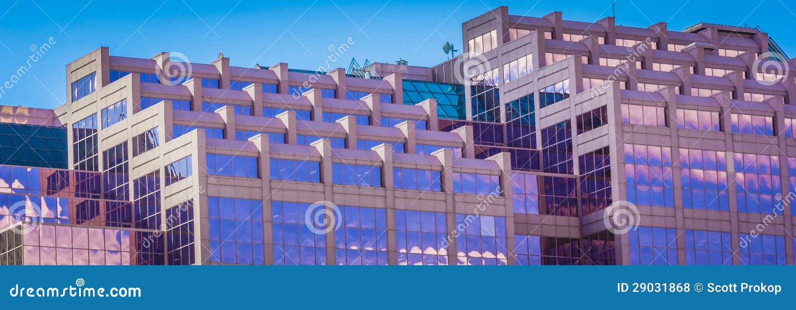 Pink Office Building stock photo. Image of skyscraper 29031868