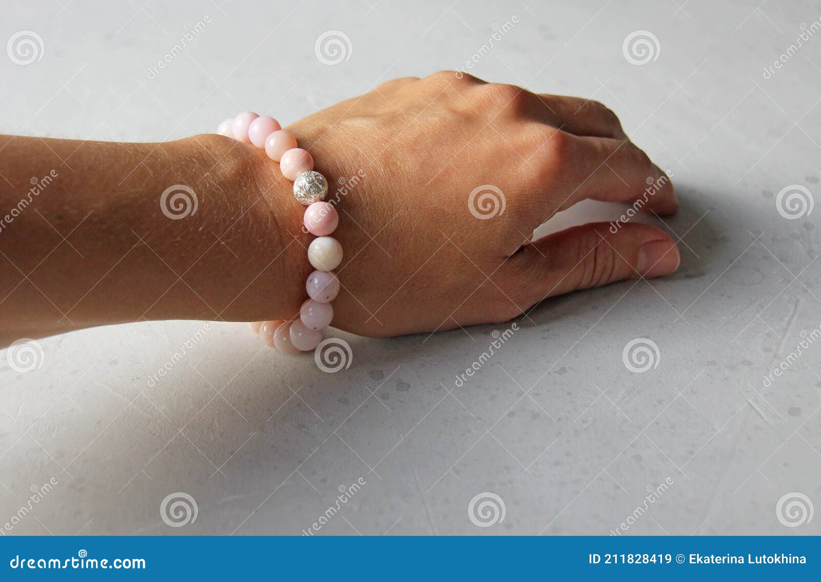 Pink Opal Bracelet 7 inches for Energy Healing Inner Peace and High  Vibrations | eBay
