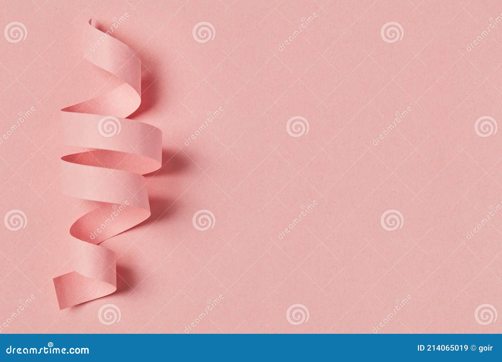 Pink paper ribbon stock image. Image of sewing, computer 214065019