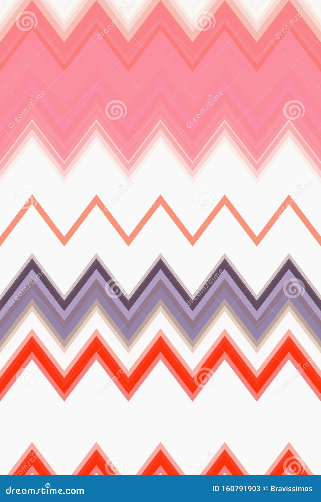 Pink Pattern Background Chevron Zigzag. Rose Stock Illustration