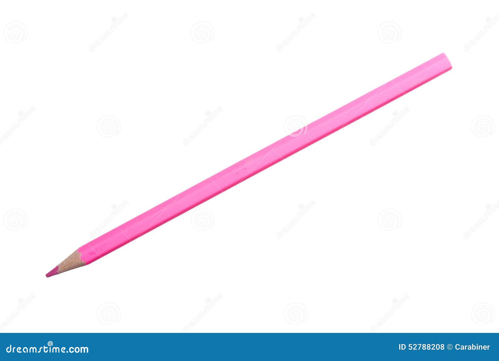 Pink pencil stock photo. Image of colored, hobbies, drawing 52788208