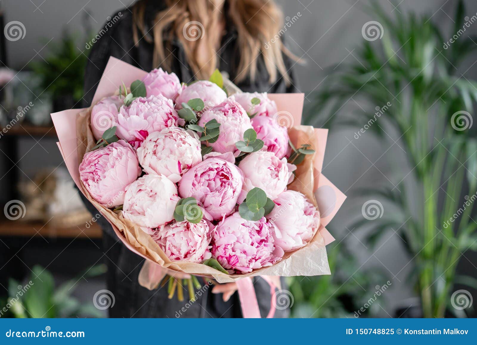 Pink Peonies in Womans Hands. Beautiful Peony Flower for Catalog or Online Store. Floral Shop Concept Stock Image - Image of beautiful, peony: 150748825 Pink Peonies In Womans Hands. Beautiful Peony Flower For Catalog Or Online Store. Floral Shop Concept Stock Image - Image Of Beautiful, Peony: 150748825