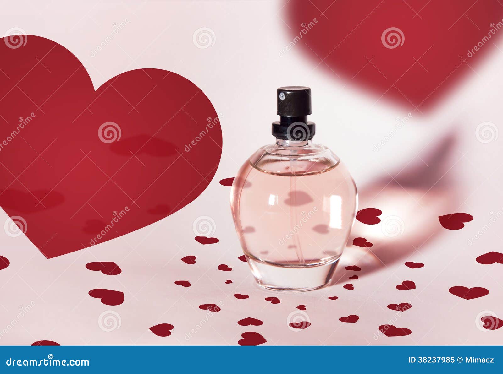 Pink perfume bottle stock image. Image of bouquet, hygiene 38237985