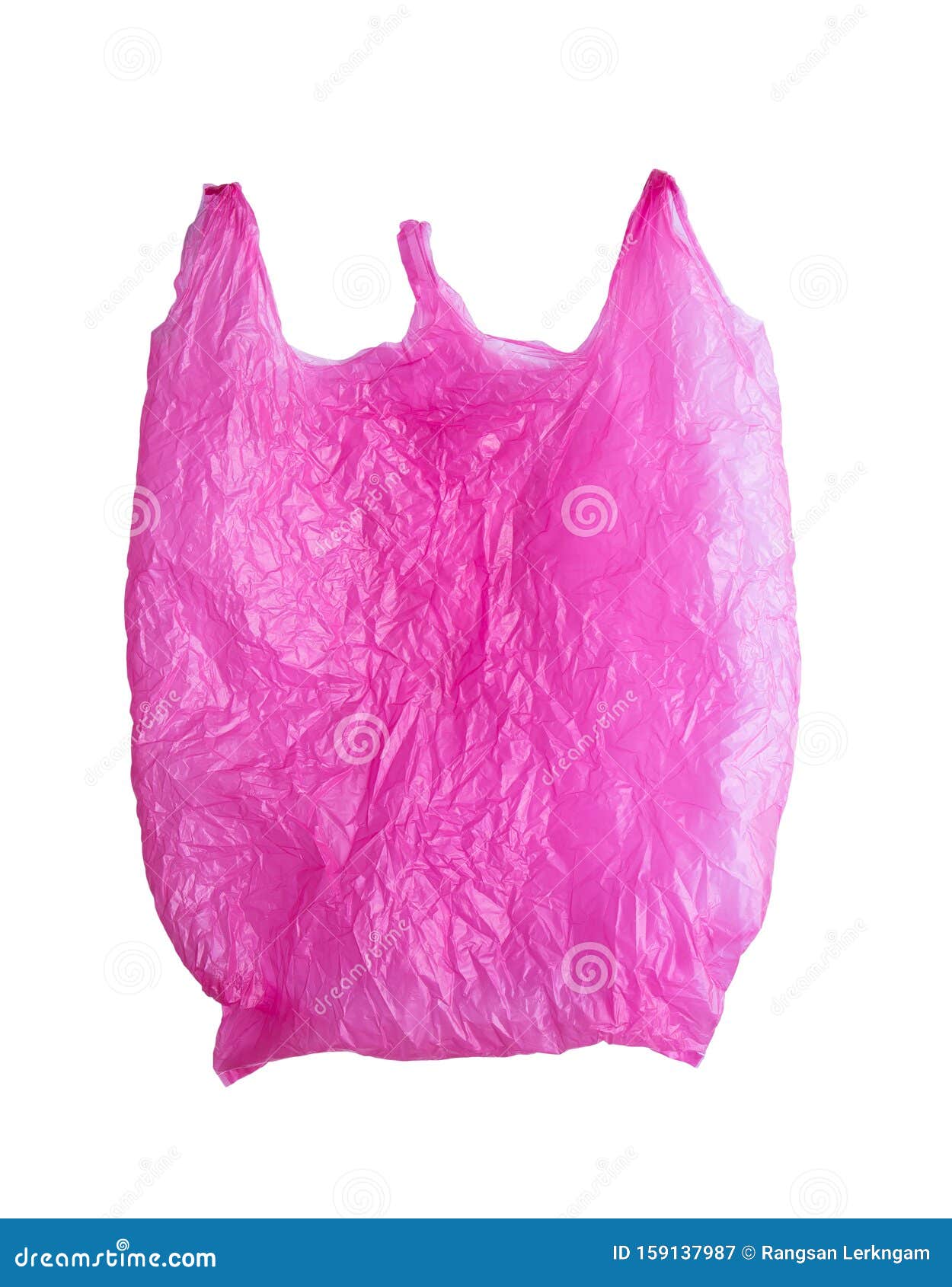 Pink plastic bag stock image. Image of rubbish, sale 159137987