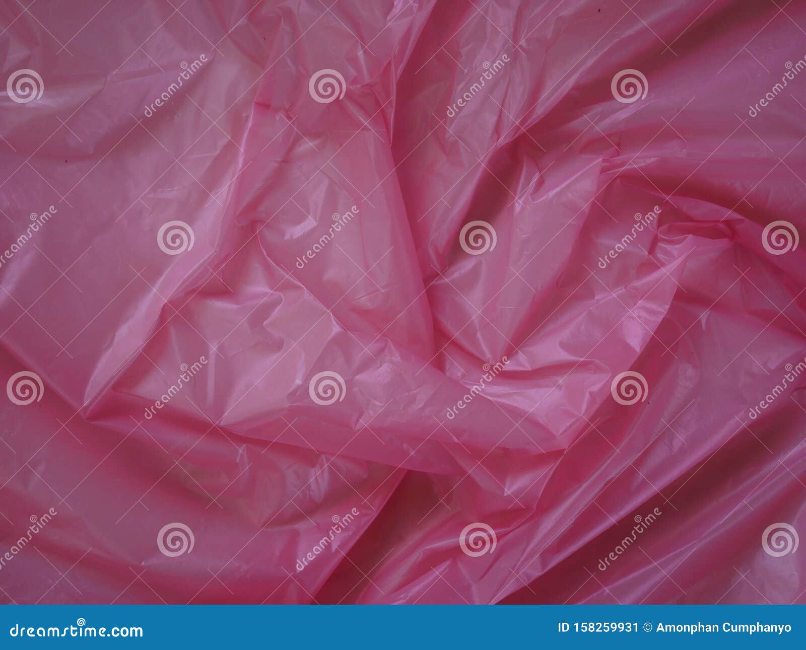 Pink Plastic Wrap Stretched Abstract Background Stock Image Image of