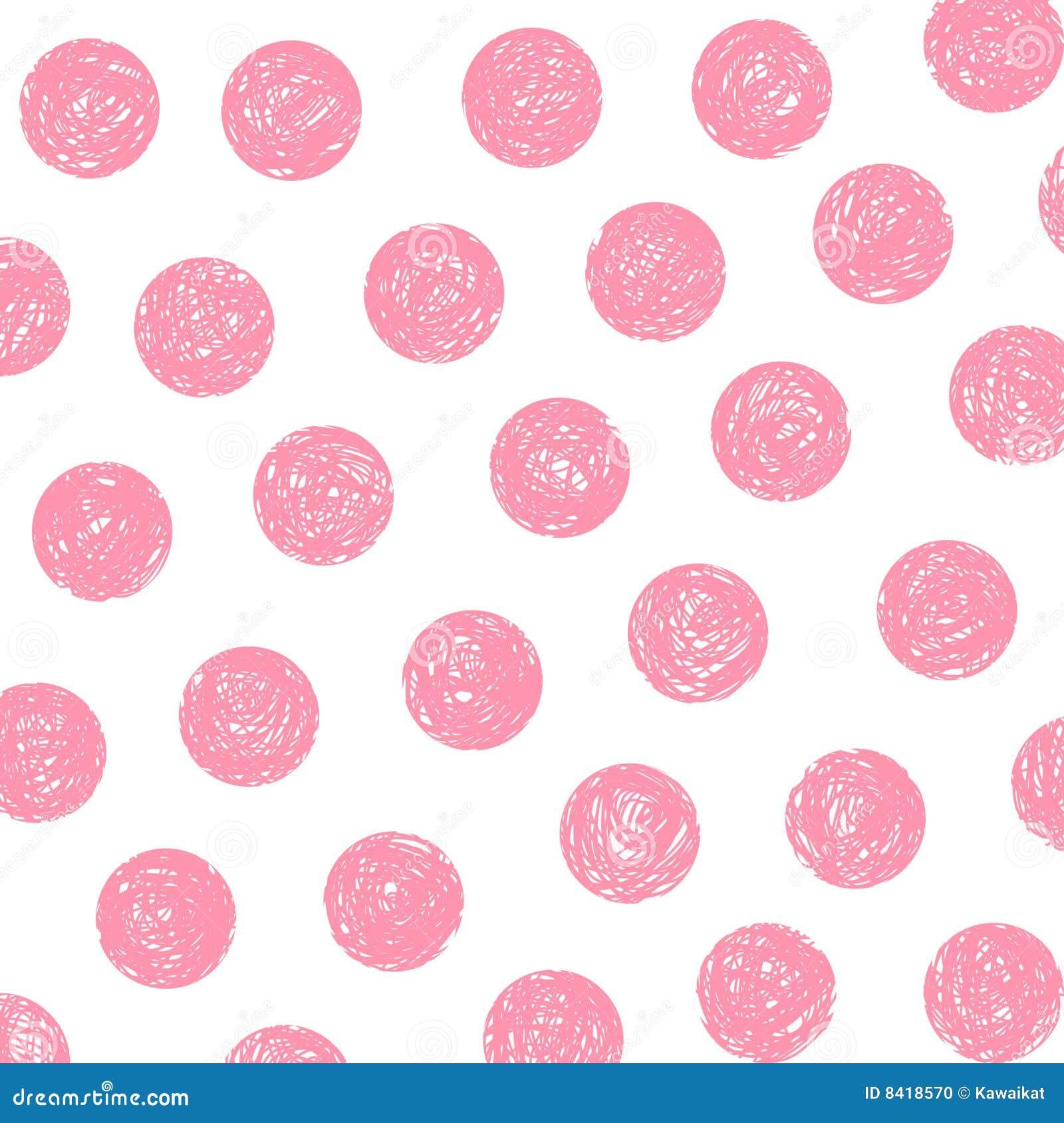 Pink polka dots stock illustration. Illustration of dots - 8418570