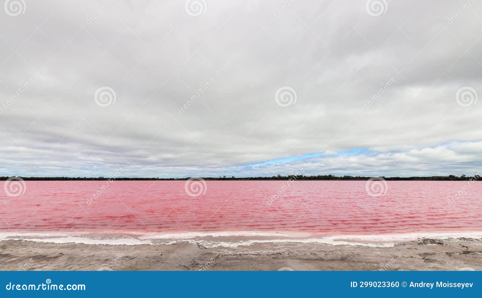 pink punit lake, victoria, australia