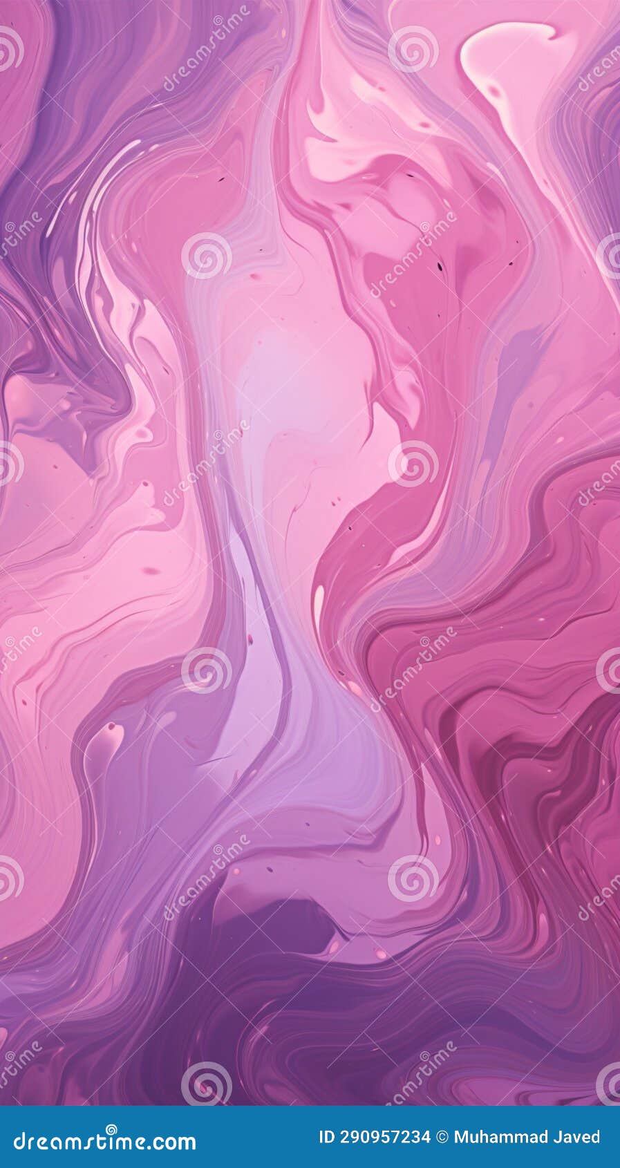 Pink and Purple Marble Vector Pattern with Gradient Accents Stock