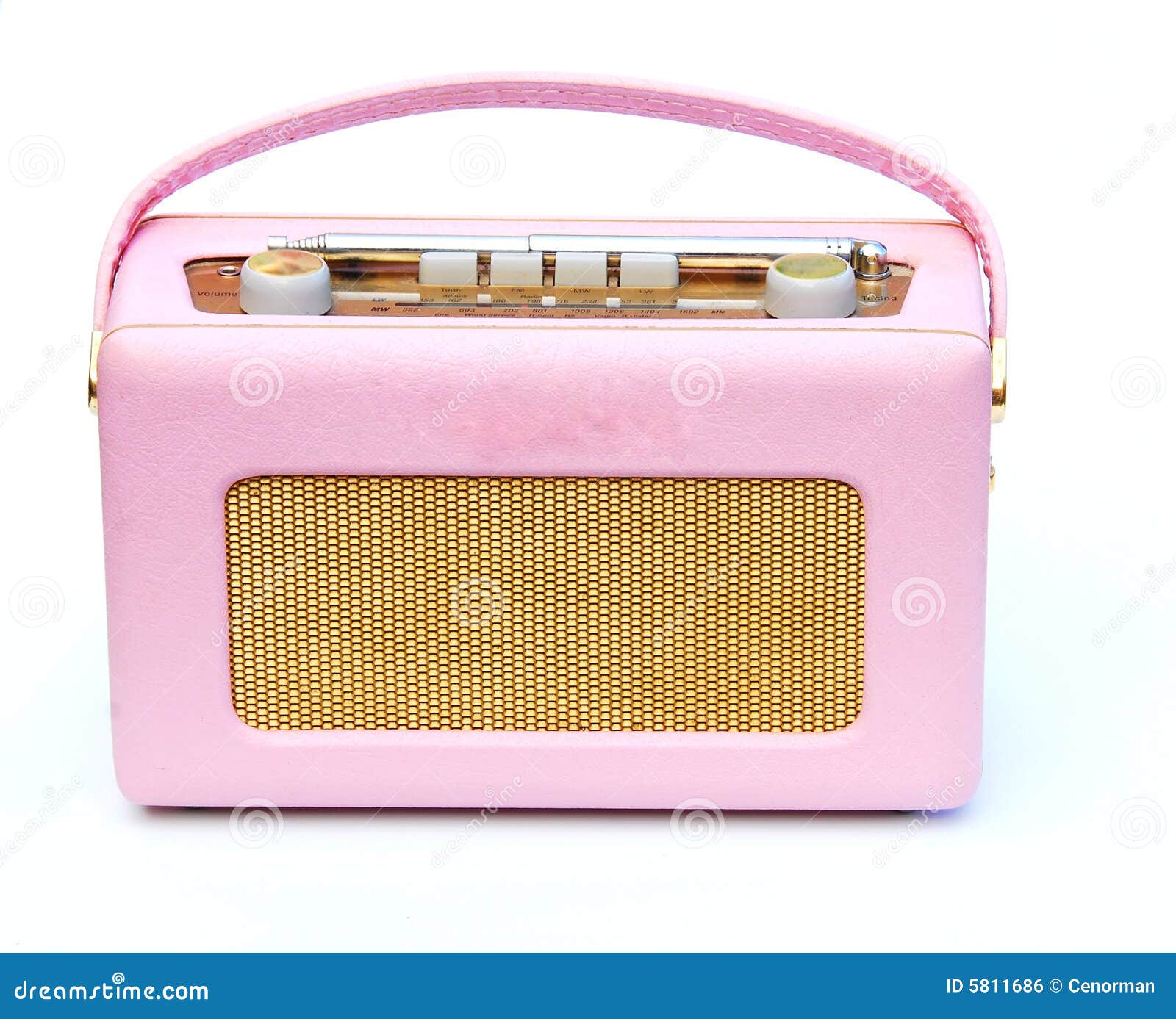 Pink radio stock photo. Image of pretty, pastel, frequency ...
