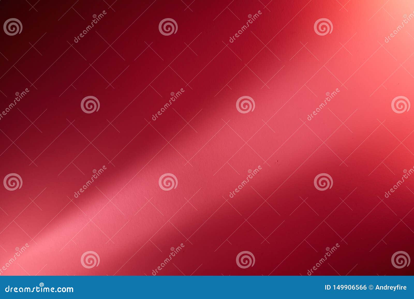 Pink Ray of Light with the Transition To a Light Pink Spot of Light on