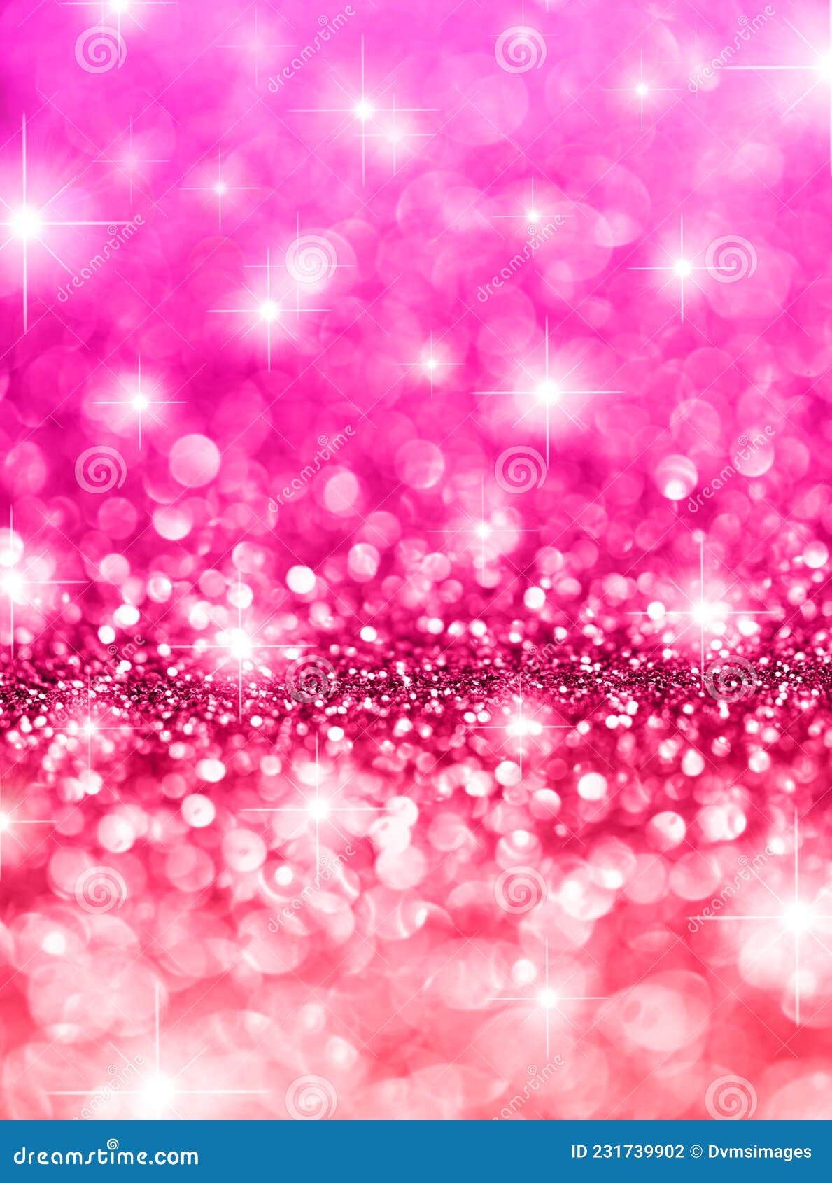 Pink Glitter Bokeh Stars Background Stock Photo - Image of magenta, sparkle:  231739902