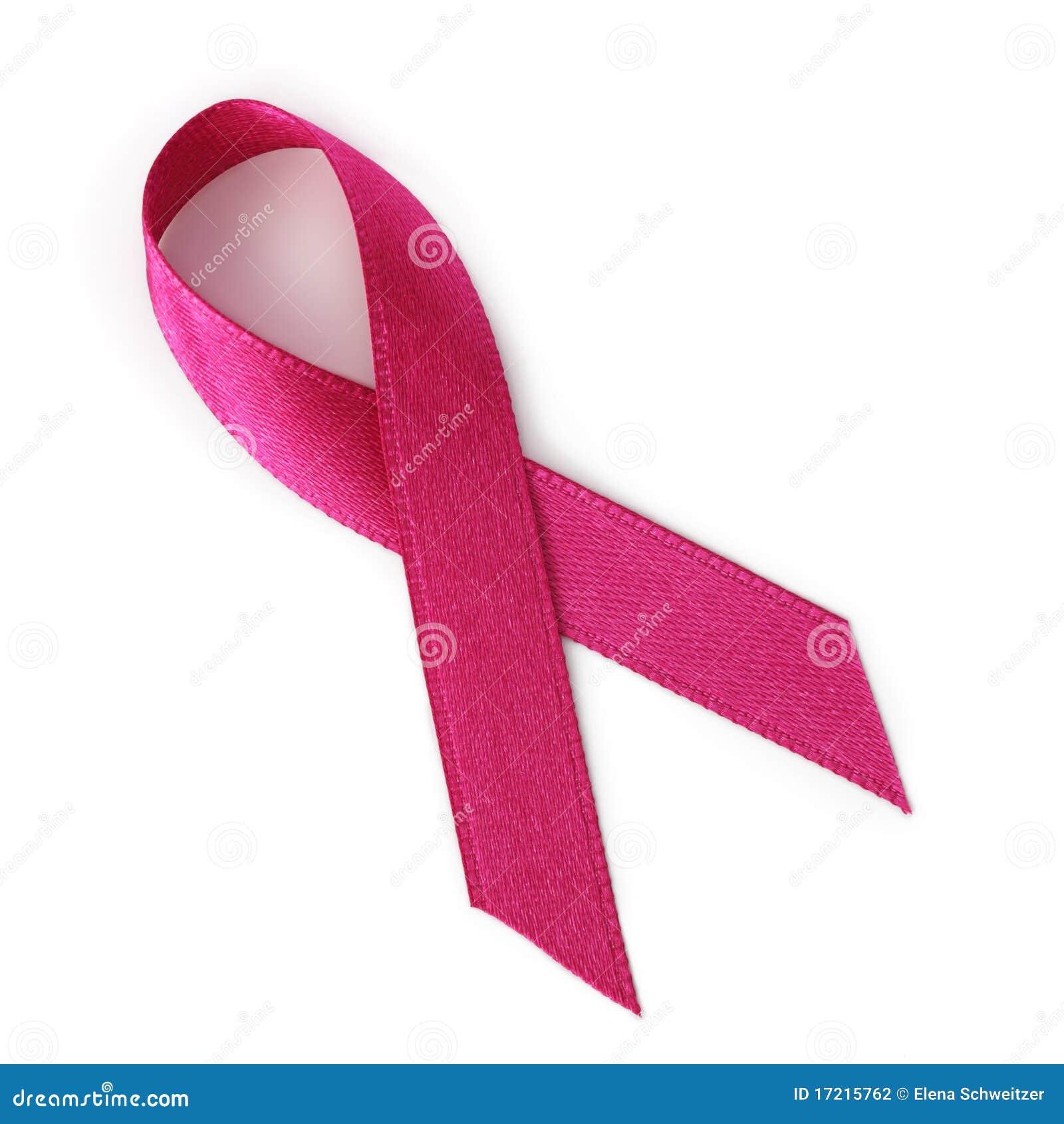 Pink ribbon stock photo. Image of curl, breast, white 17215762