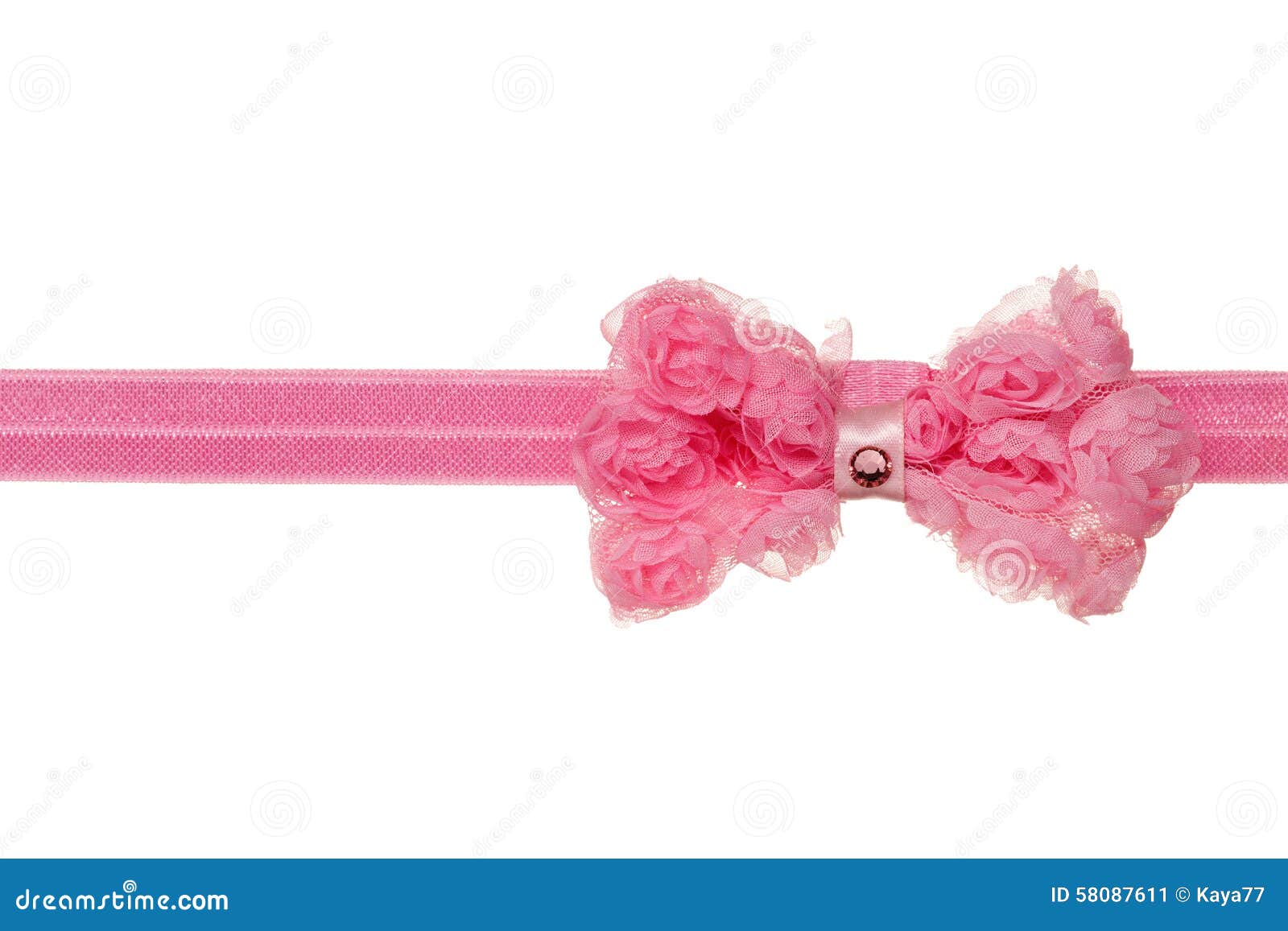 Pink ribbon bow stock image. Image of december, shiny 58087611