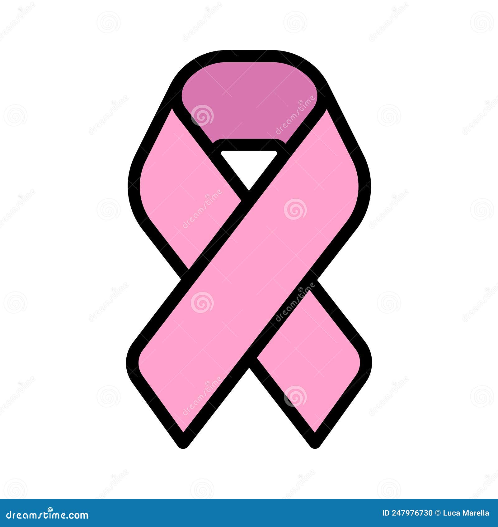 Pink Ribbon Breast Cancer Awareness Symbol - PNG Stock Photo - Illustration  of pink, design: 247976730