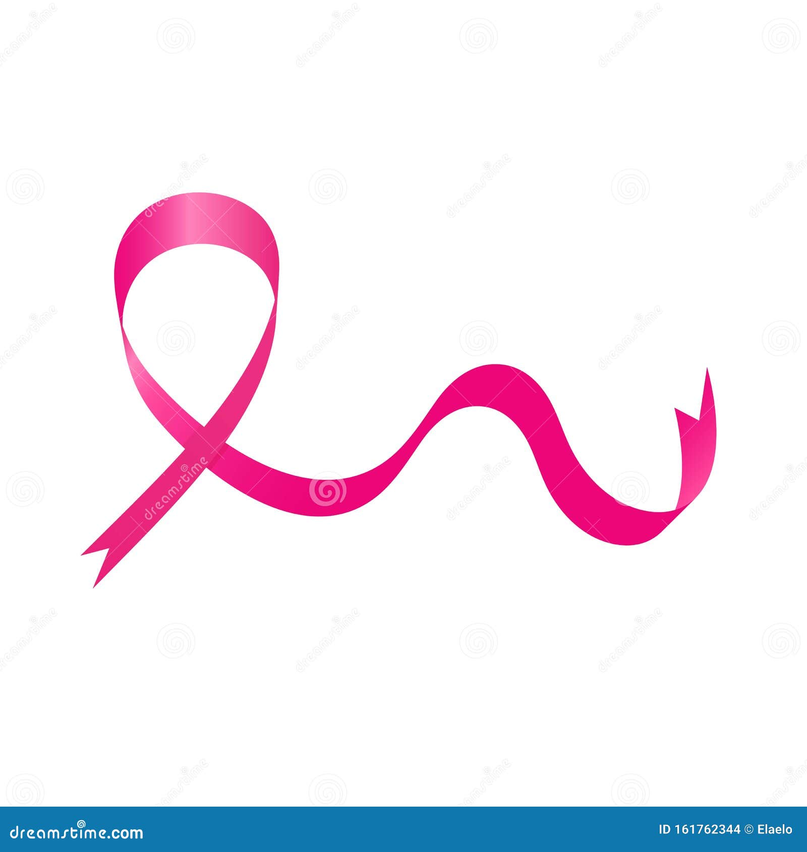 Pink Ribbon Breast Cancer Icon Stock Vector - Illustration of ...