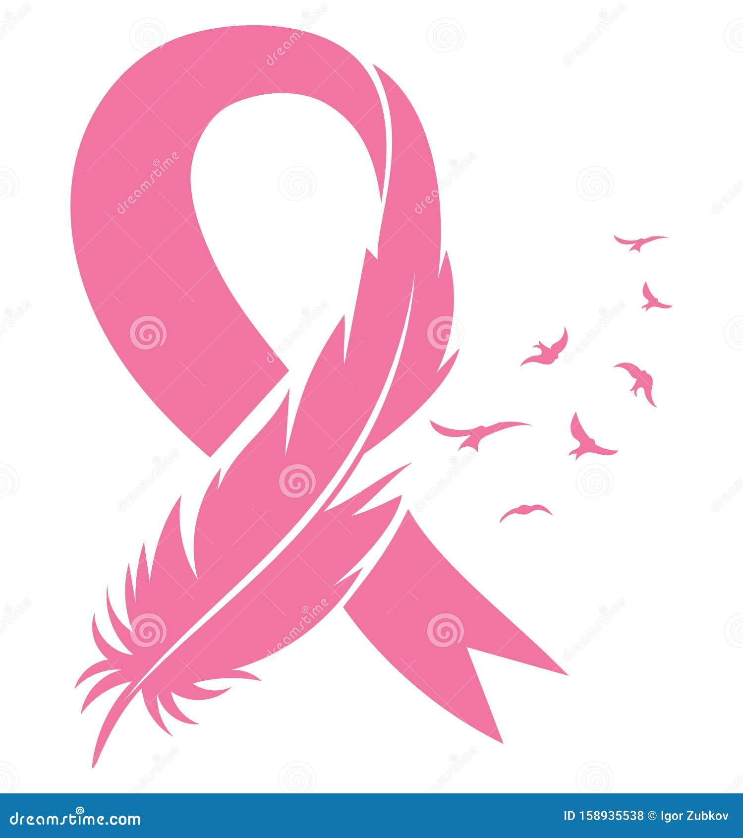 Glitter Breast Cancer Awareness Ribbon Art Board Print for Sale