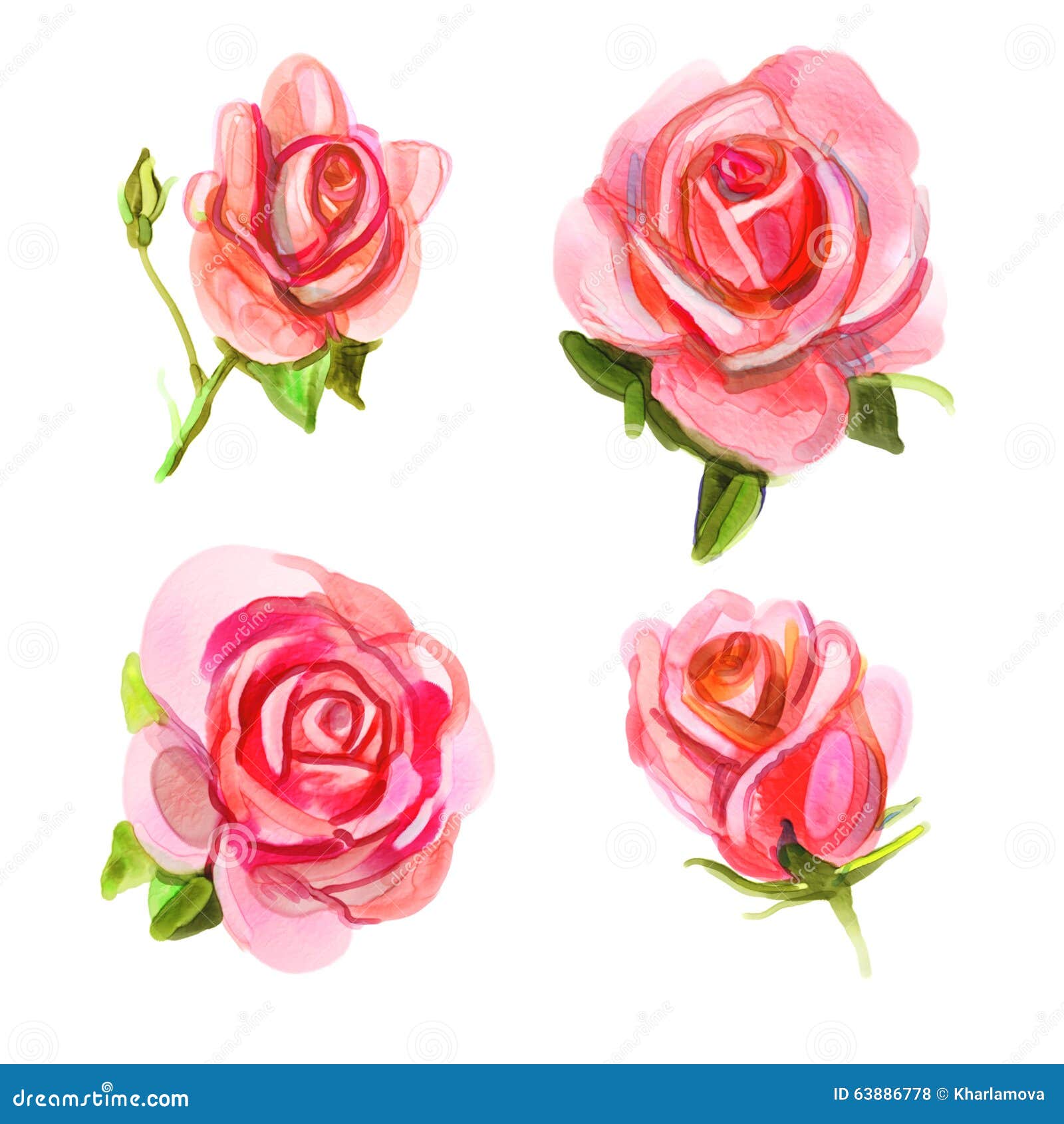 Pink rose stock illustration. Illustration of celebration - 63886778