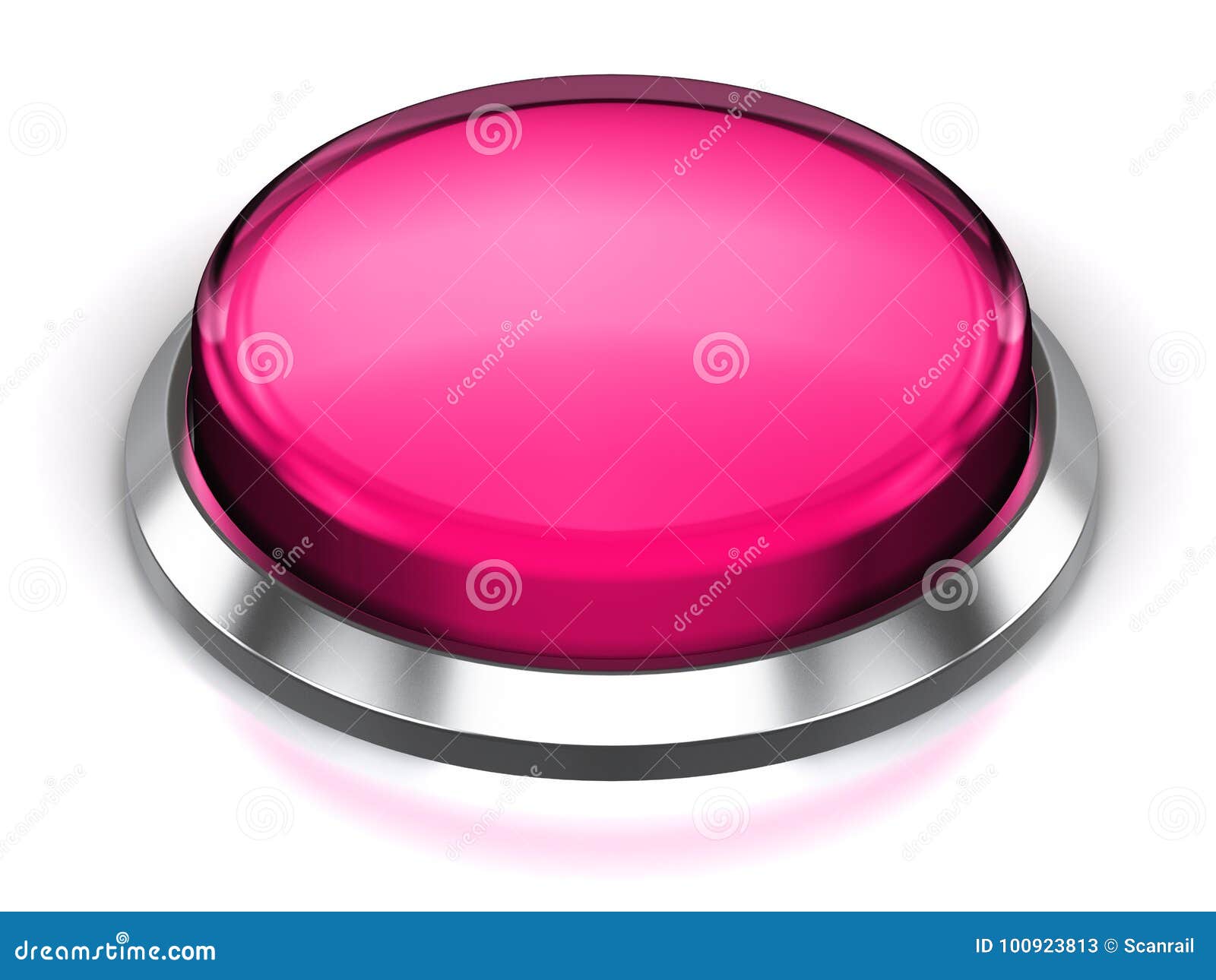 Pink round button stock illustration. Illustration of assistance - 100923813