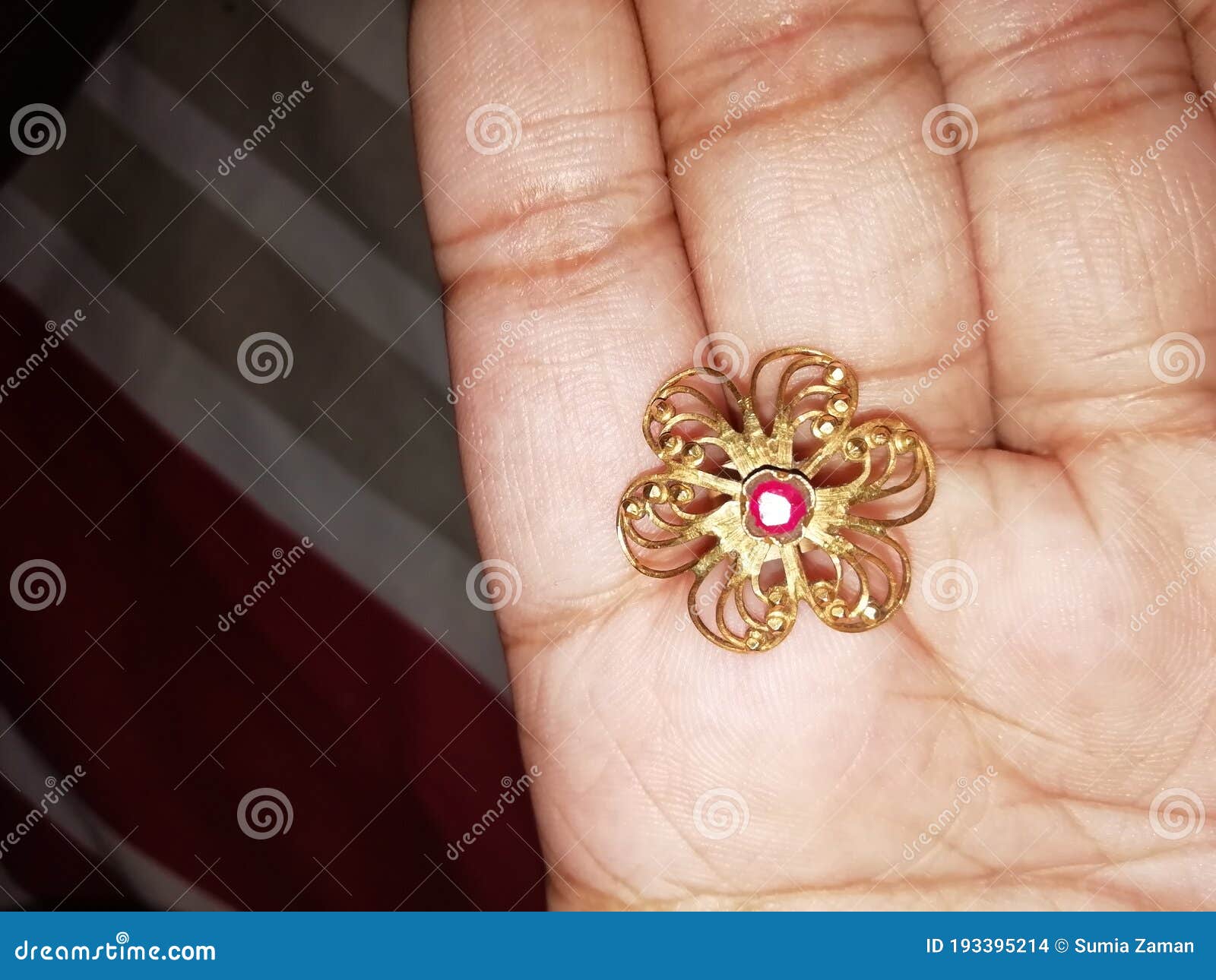 18k Gold Plated Hoop Jhumka Earrings South Indian Jewelry Mother's Gift  Earrings | eBay