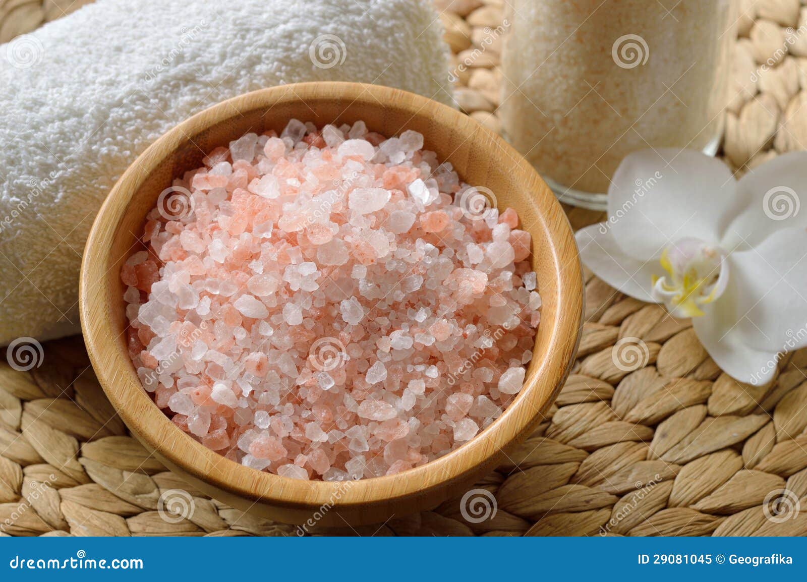 Pink Salt from the Himalaya. Stock Image Image of himalaya