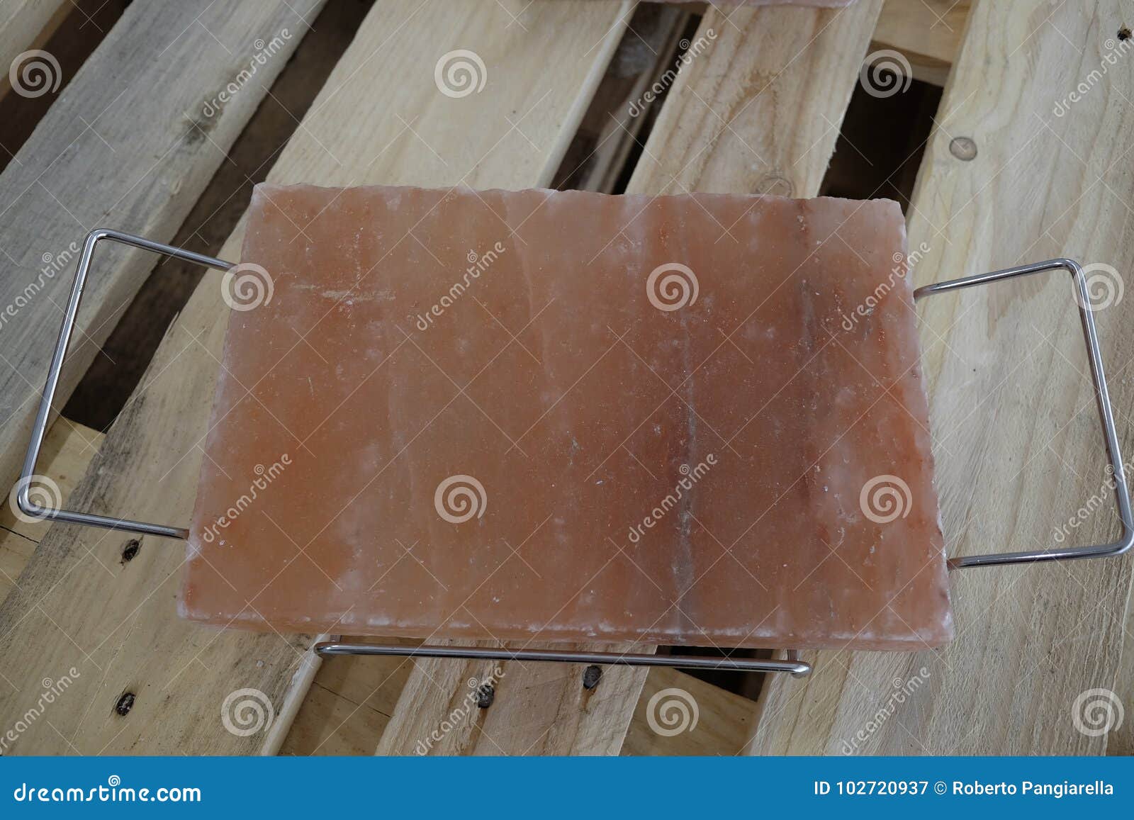 Pink salt plate stock image. Image of fresh, salt, rock 102720937