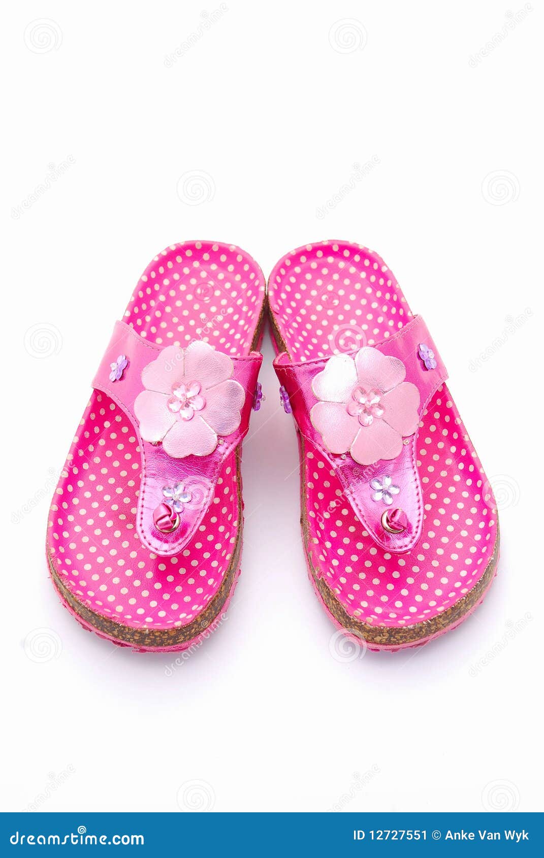 Chote Baccho Ki Xxx Videos - Pink sandals stock image. Image of studio, dots, slipper - 12727551